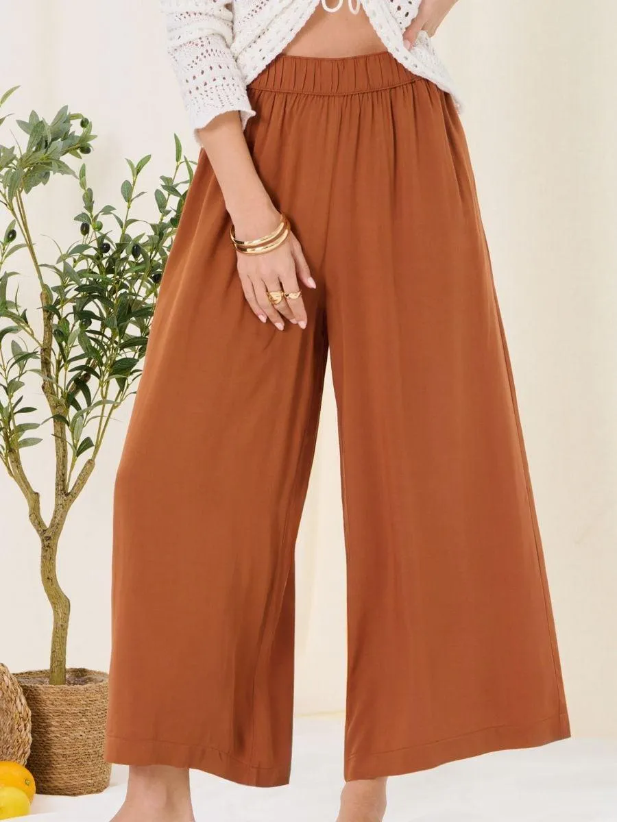 Fustă-pantalon din viscoză