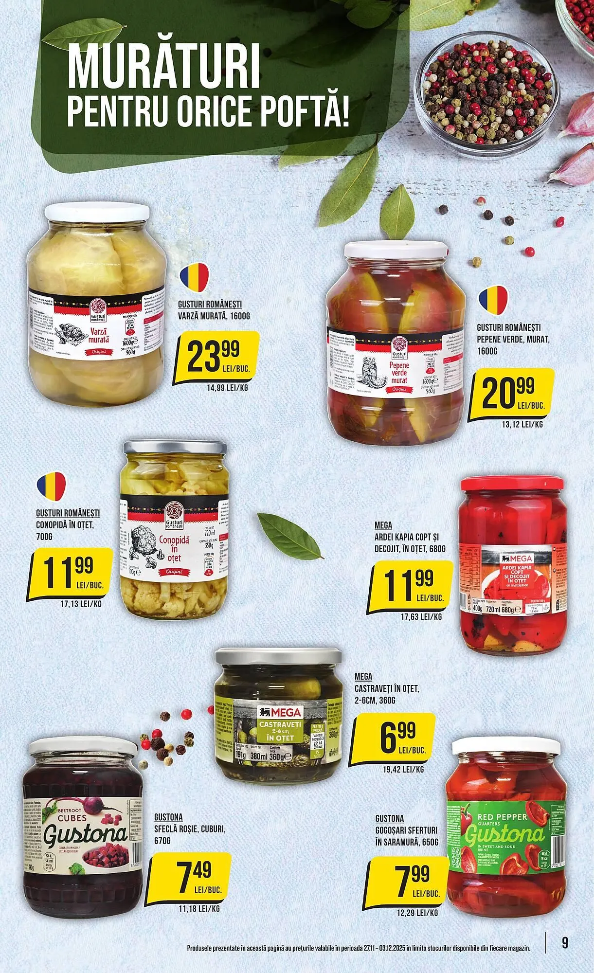 Catalog Catalog Mega Image de la 27 noiembrie până la 3 decembrie 2025 - Revista Pagina 9