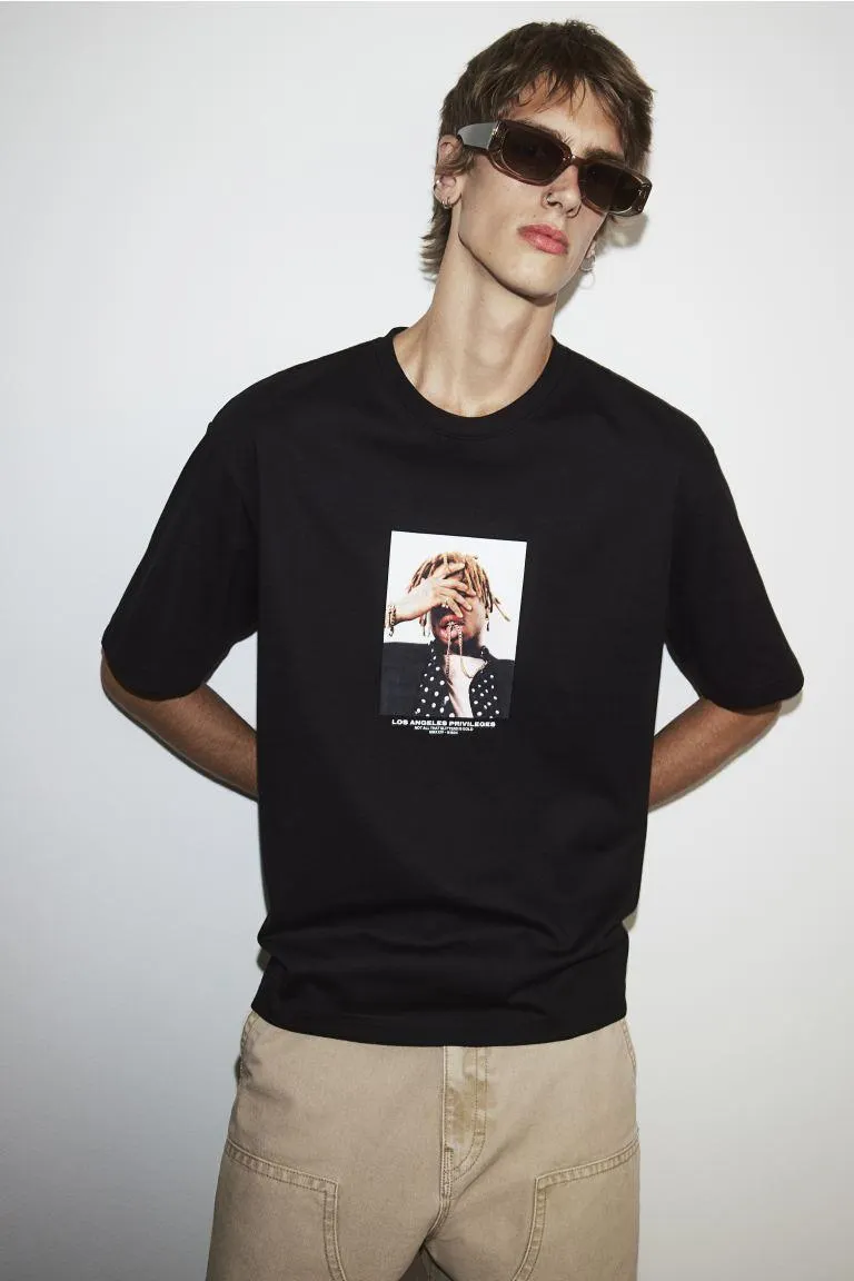 Tricou cu imprimeu Loose Fit