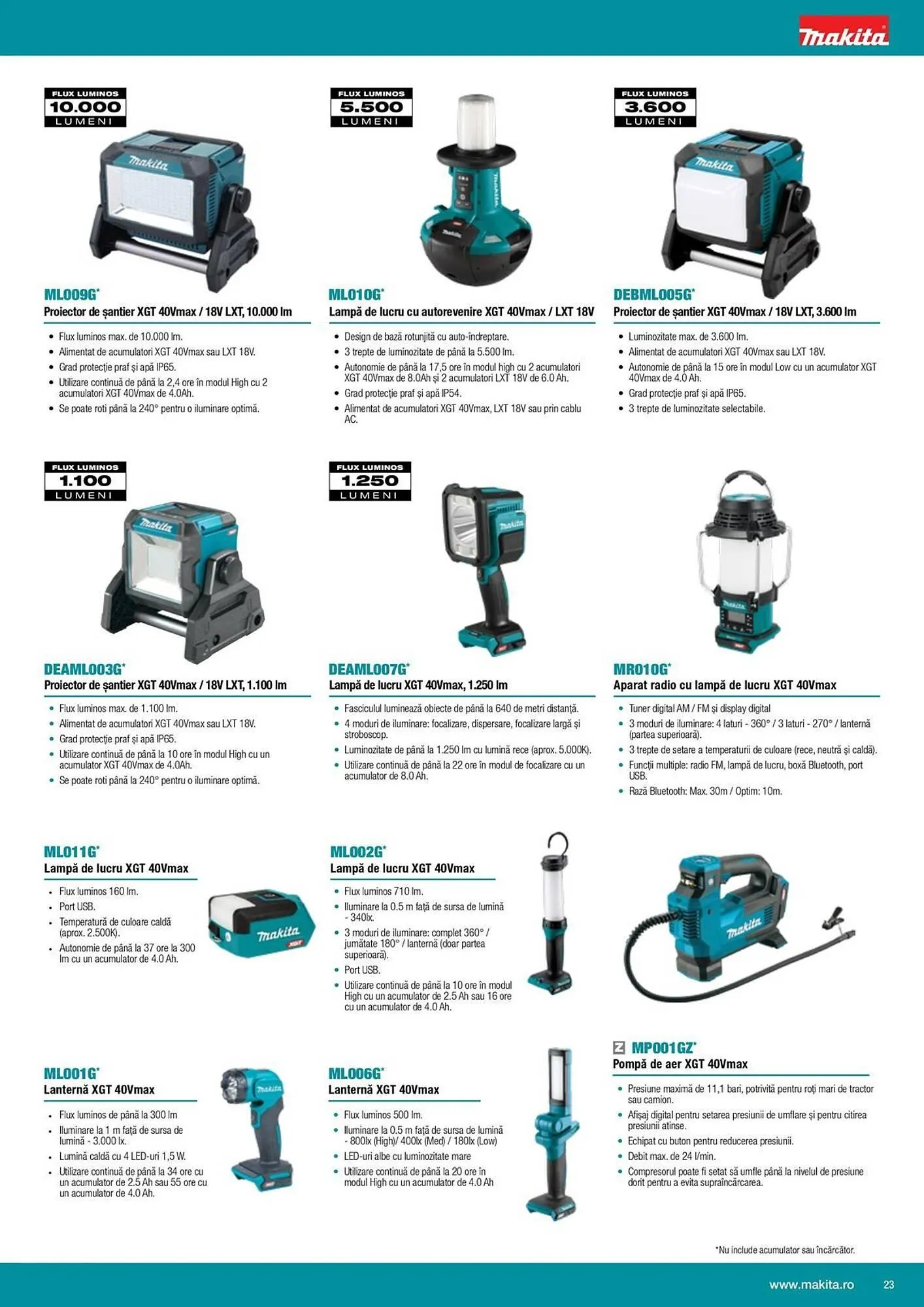 Catalog Catalog Makita de la 11 aprilie până la 28 octombrie 2025 - Revista Pagina 23