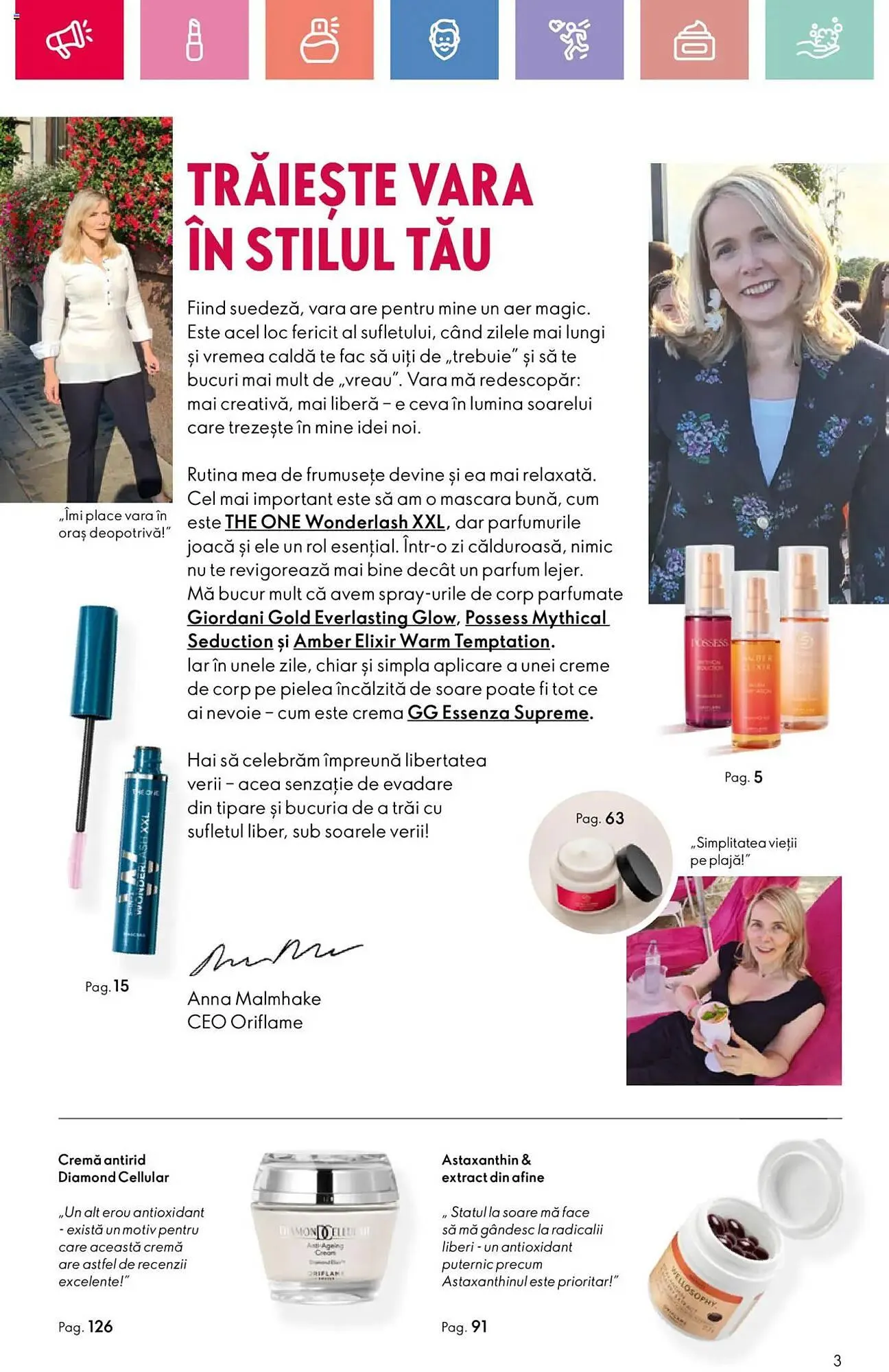 Catalog Catalog Oriflame de la 6 iulie până la 26 iulie 2025 - Revista Pagina 3