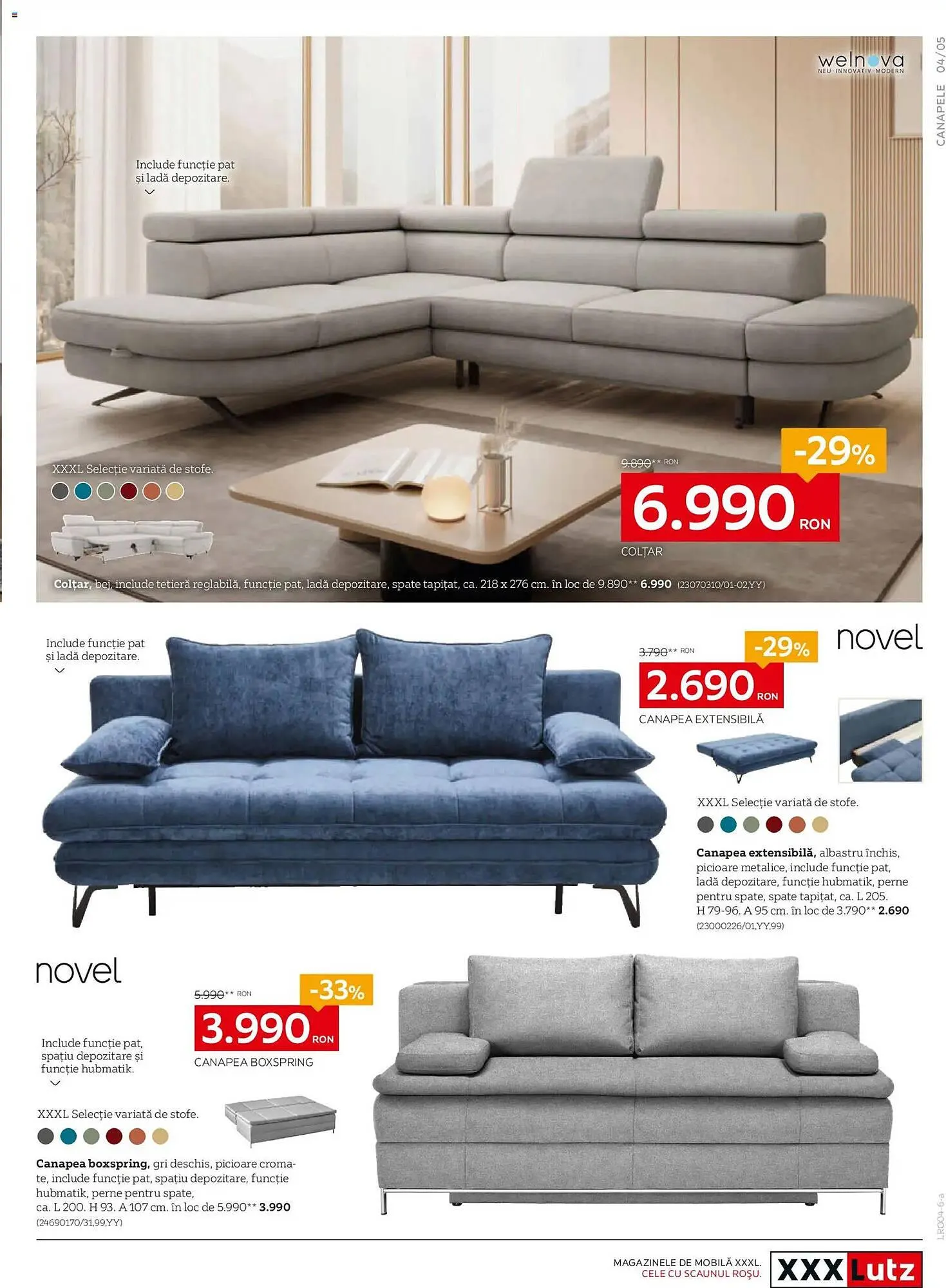 Catalog Catalog XXXLutz de la 5 aprilie până la 3 mai 2026 - Revista Pagina 5