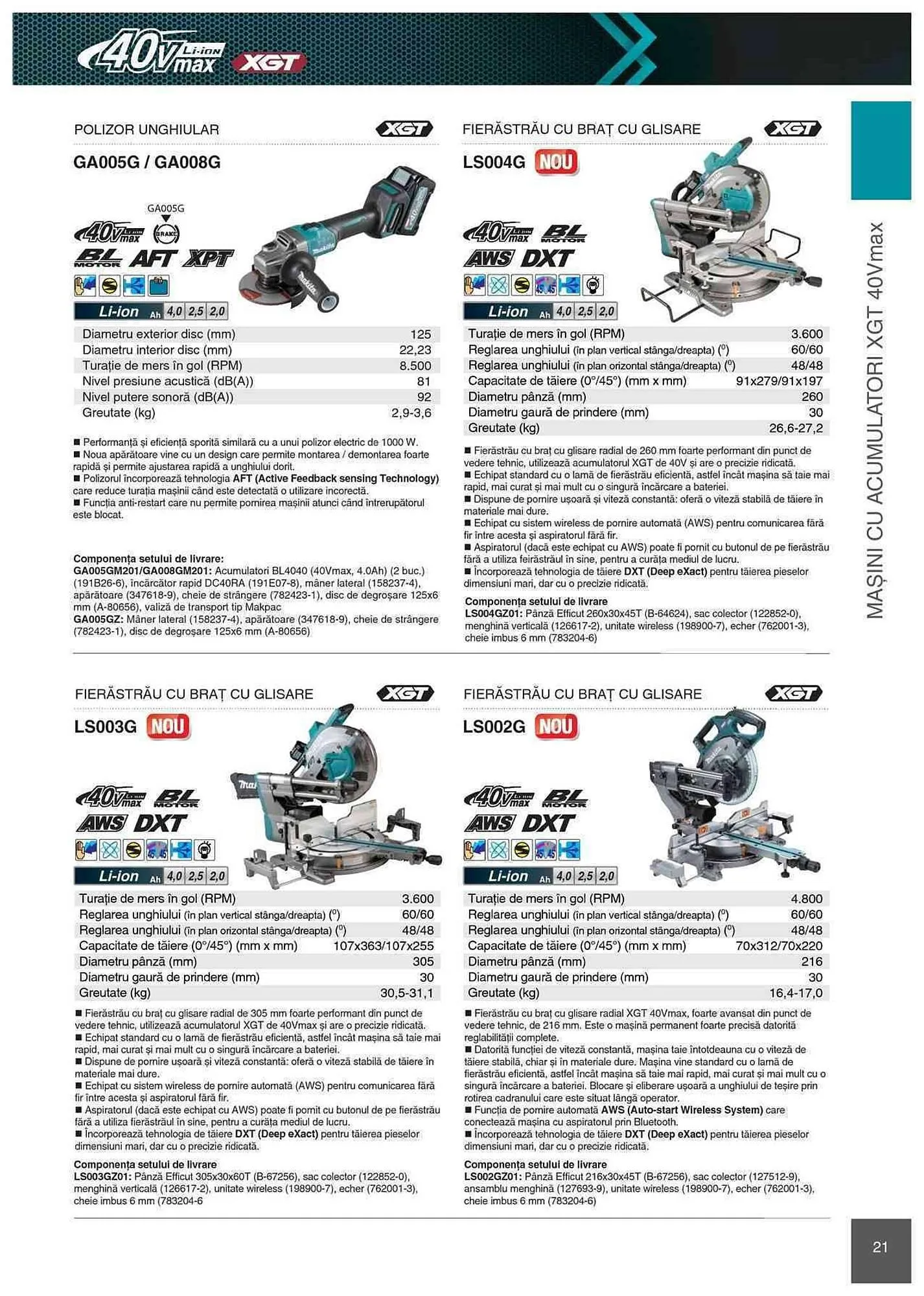 Catalog Makita catalog de la 1 ianuarie până la 31 decembrie 2023 - Revista Pagina 21