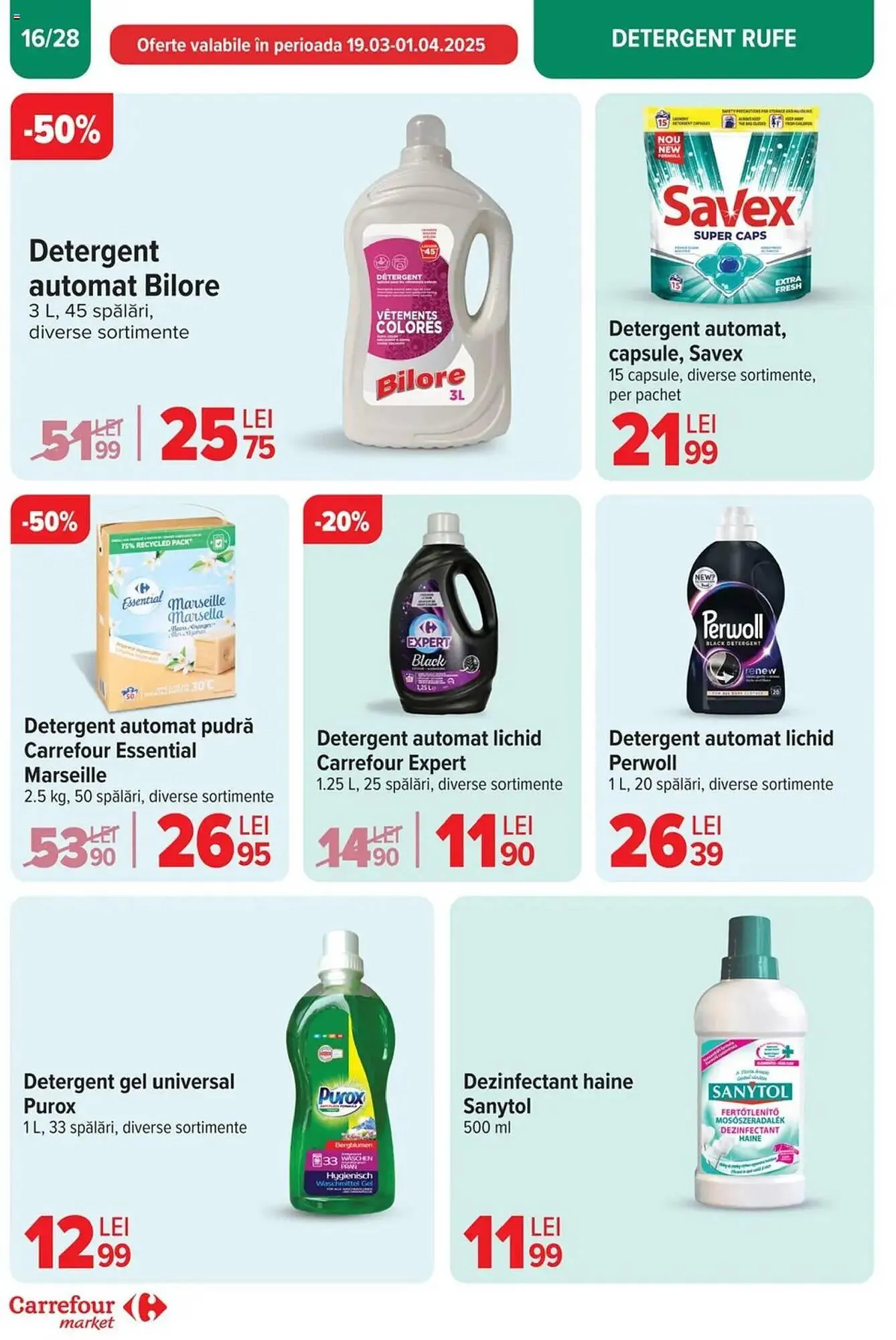 Catalog Catalog Carrefour de la 26 martie până la 1 aprilie 2025 - Revista Pagina 16