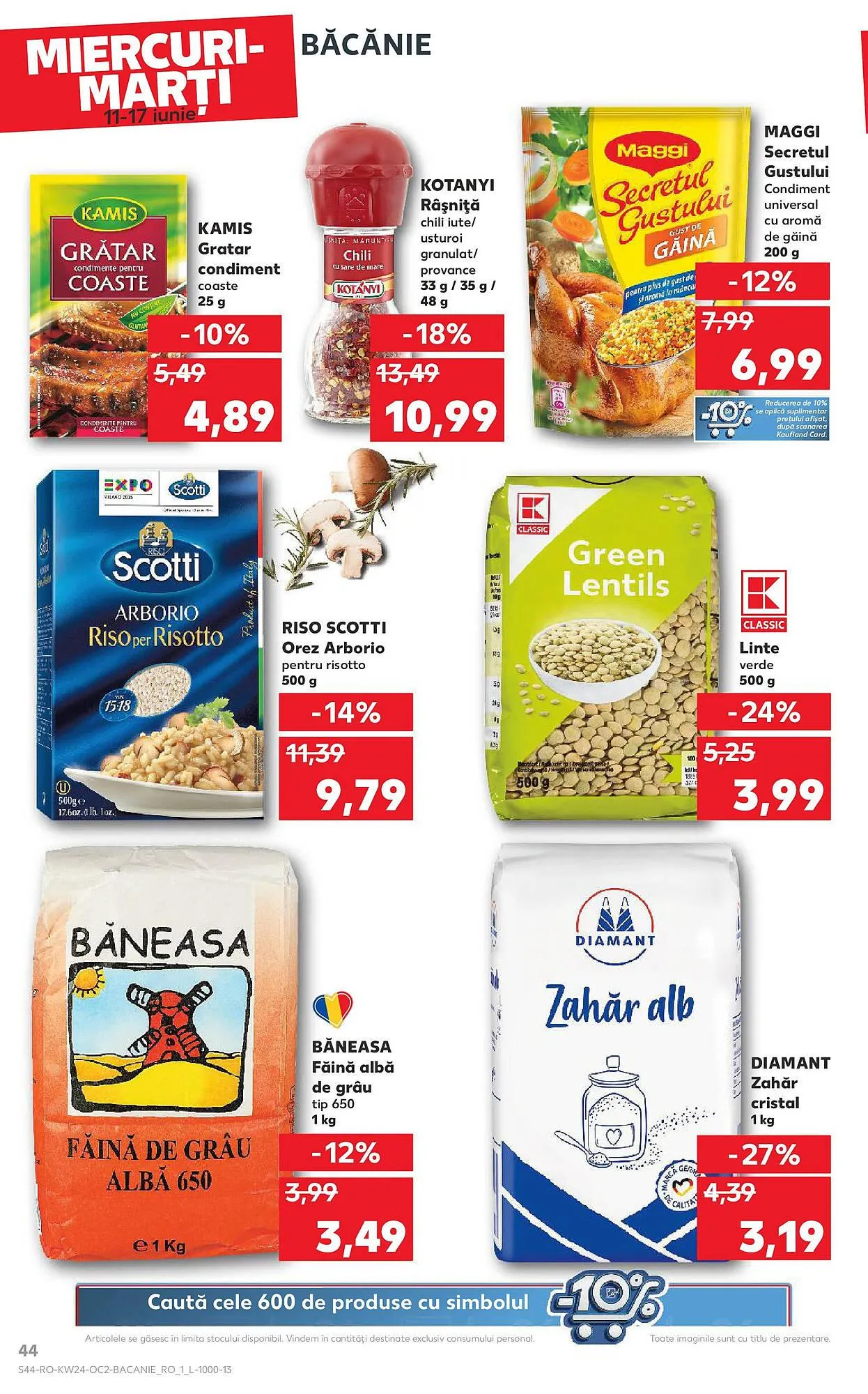 Catalog Catalog Kaufland de la 11 iunie până la 17 iunie 2025 - Revista Pagina 44