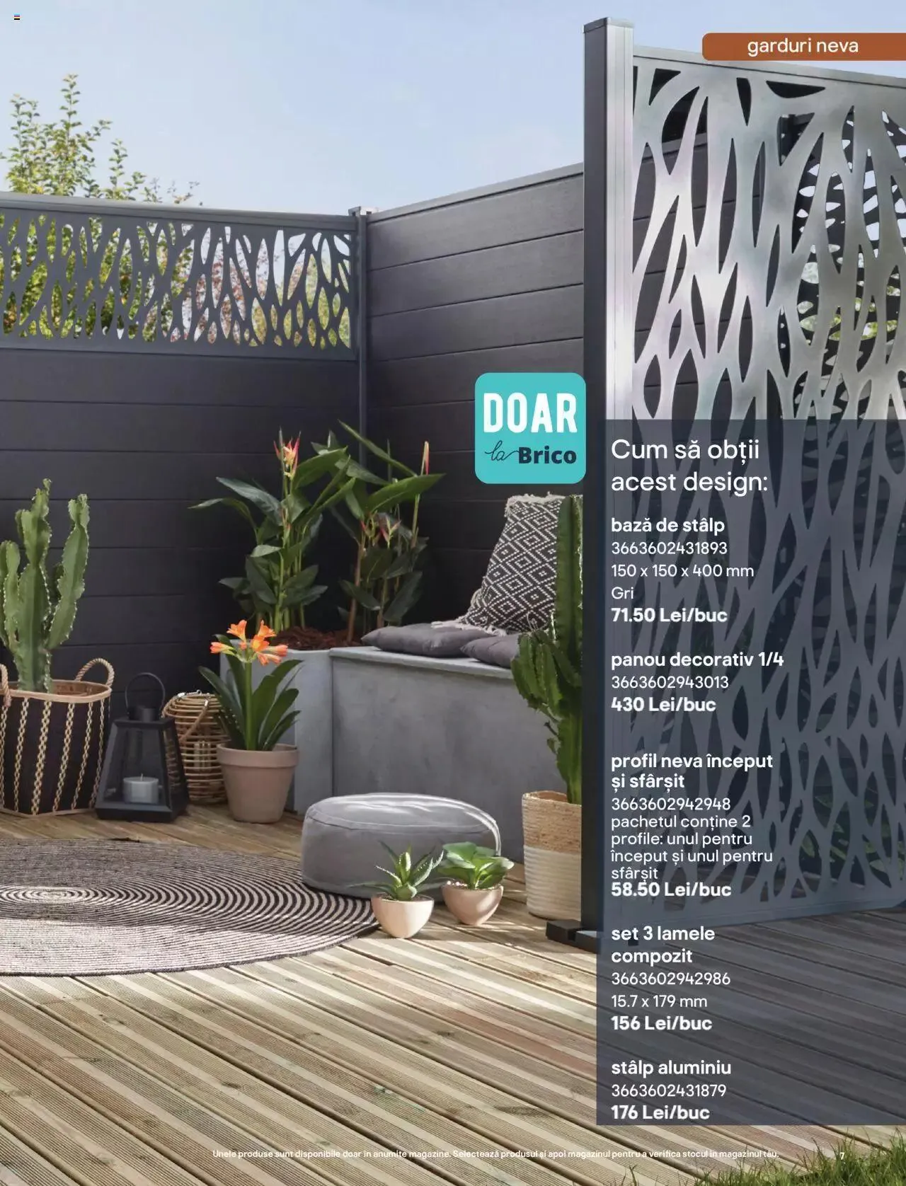 Catalog Brico Depot catalog - Inspirație Vară 2023 de la 7 aprilie până la 30 septembrie 2023 - Revista Pagina 7