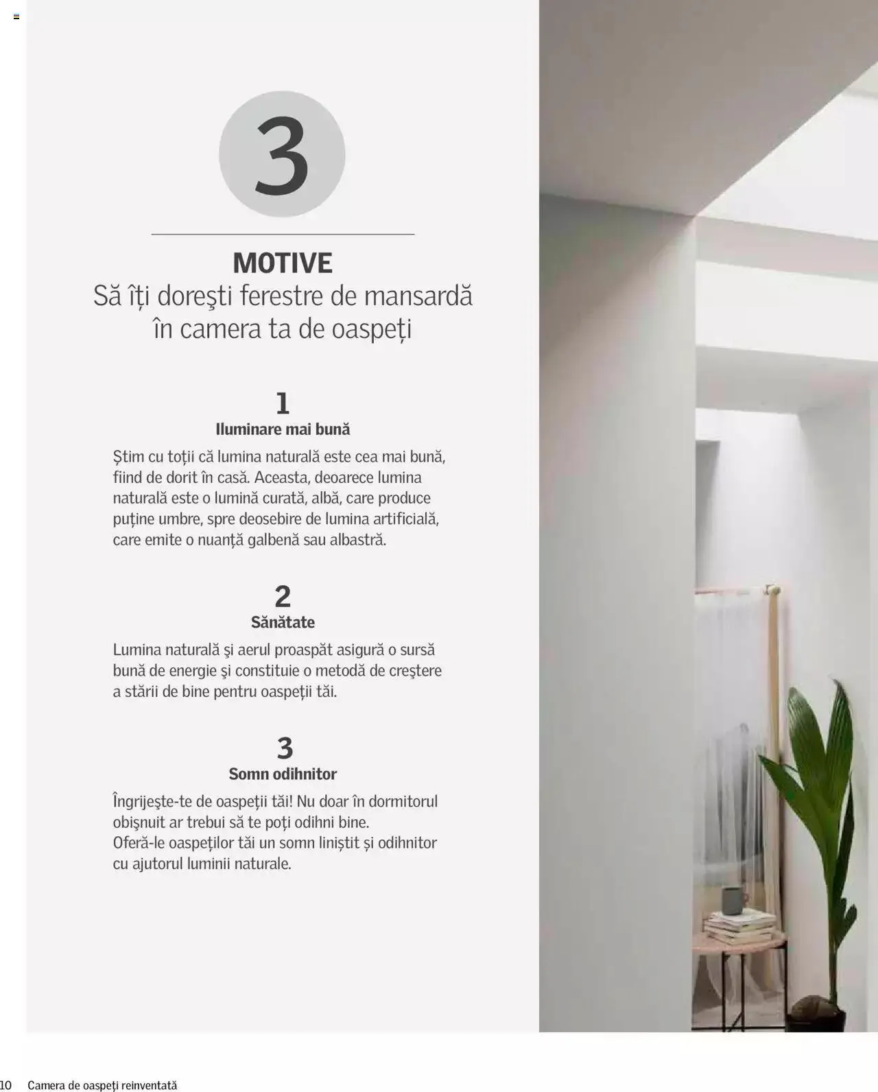 Catalog Velux catalog - Camera de oaspeți reinventată de la 27 decembrie până la 31 decembrie 2024 - Revista Pagina 10