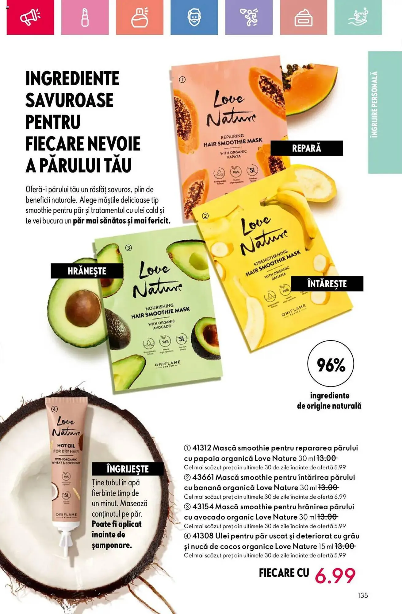 Catalog Catalog Oriflame de la 6 iulie până la 26 iulie 2025 - Revista Pagina 135