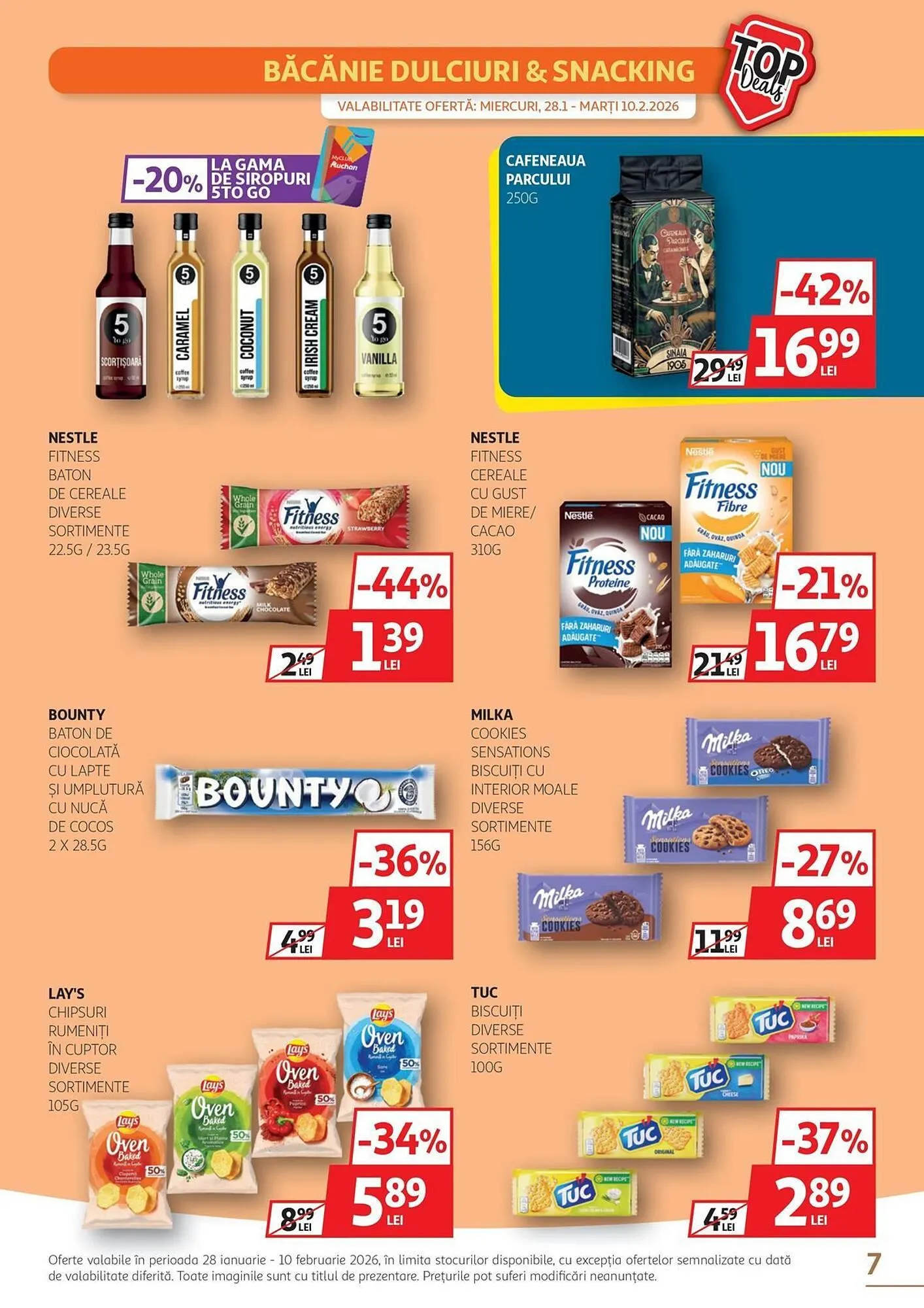 Catalog Catalog Auchan de la 28 ianuarie până la 10 februarie 2026 - Revista Pagina 7