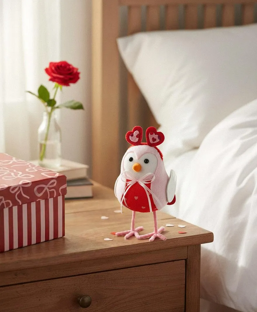 Pasăre pluș cu bentiță