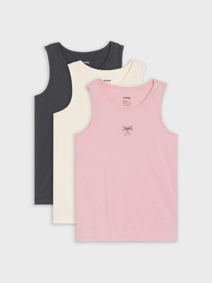 Tricouri fără mâneci 3 pack