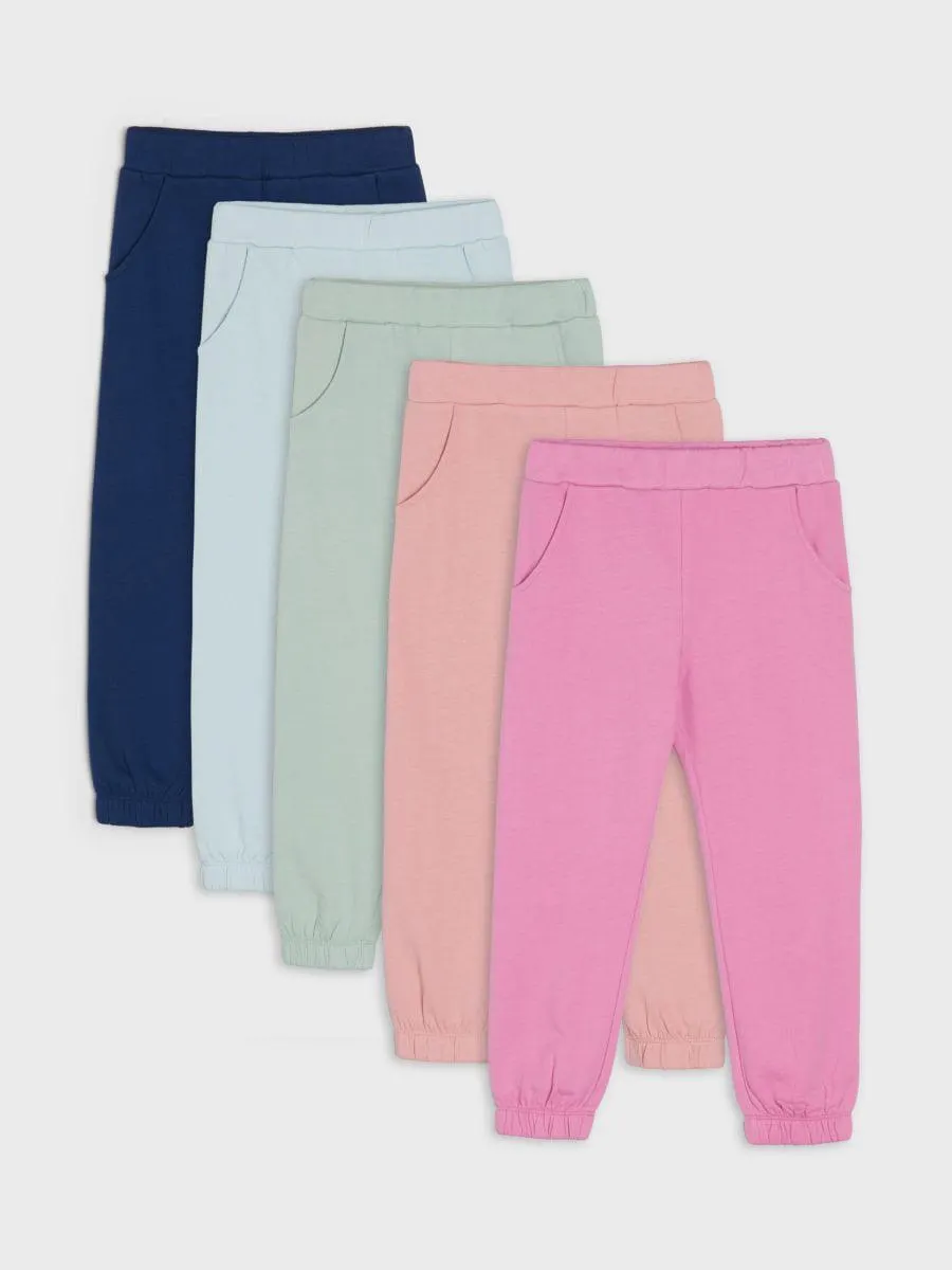 Set de 5 perechi de pantaloni sport jogger