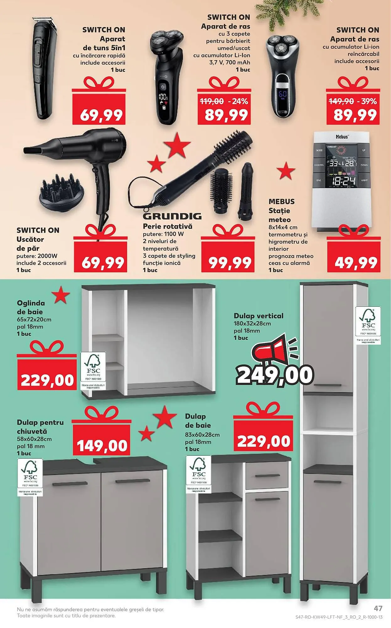 Catalog Kaufland catalog de la 6 decembrie până la 12 decembrie 2023 - Revista Pagina 47