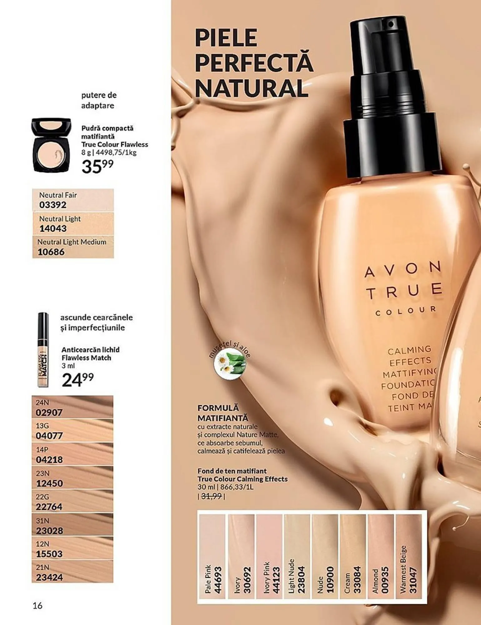 Catalog Avon catalog de la 1 septembrie până la 30 septembrie 2023 - Revista Pagina 16