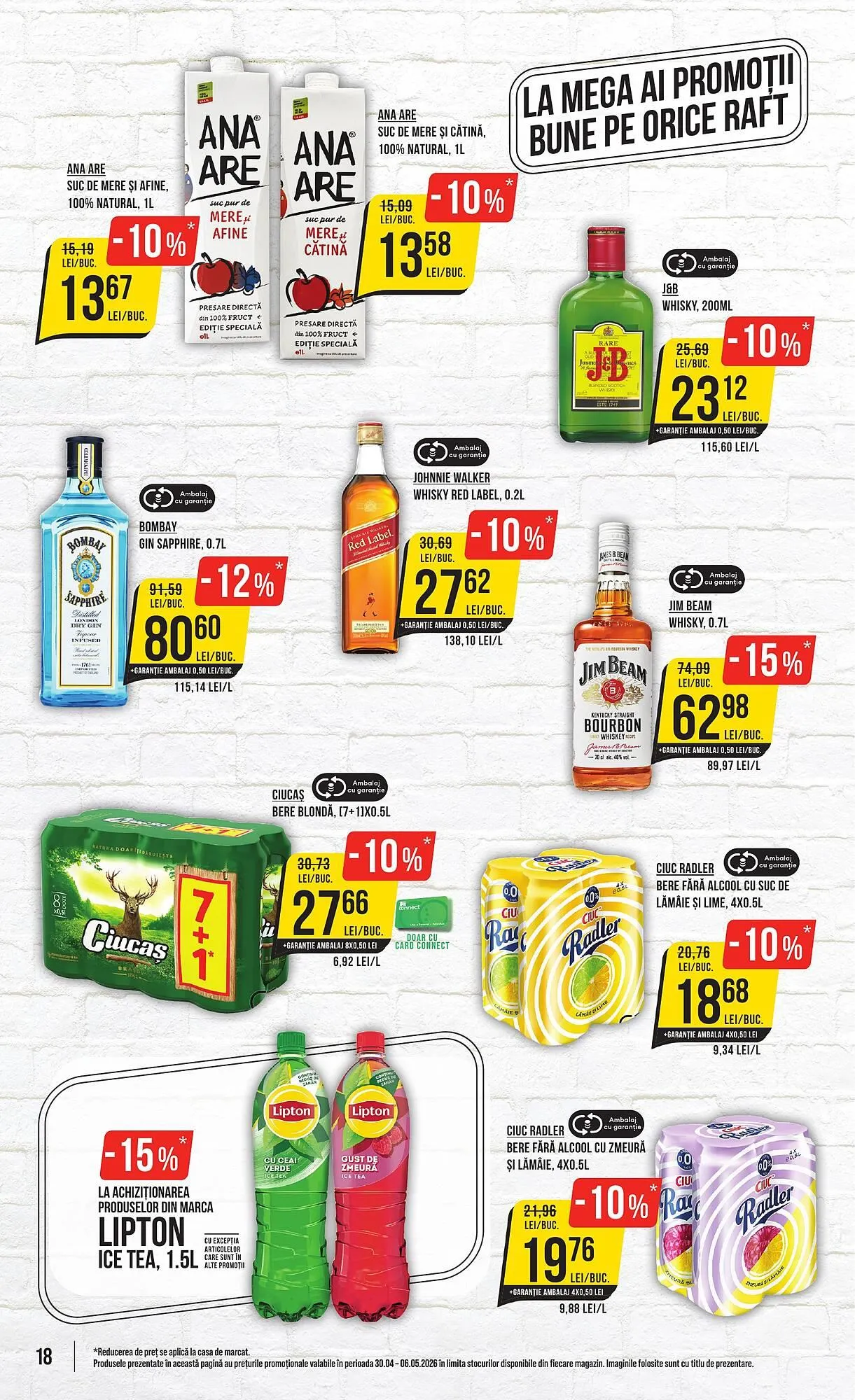 Catalog Catalog Mega Image de la 30 aprilie până la 6 mai 2026 - Revista Pagina 18