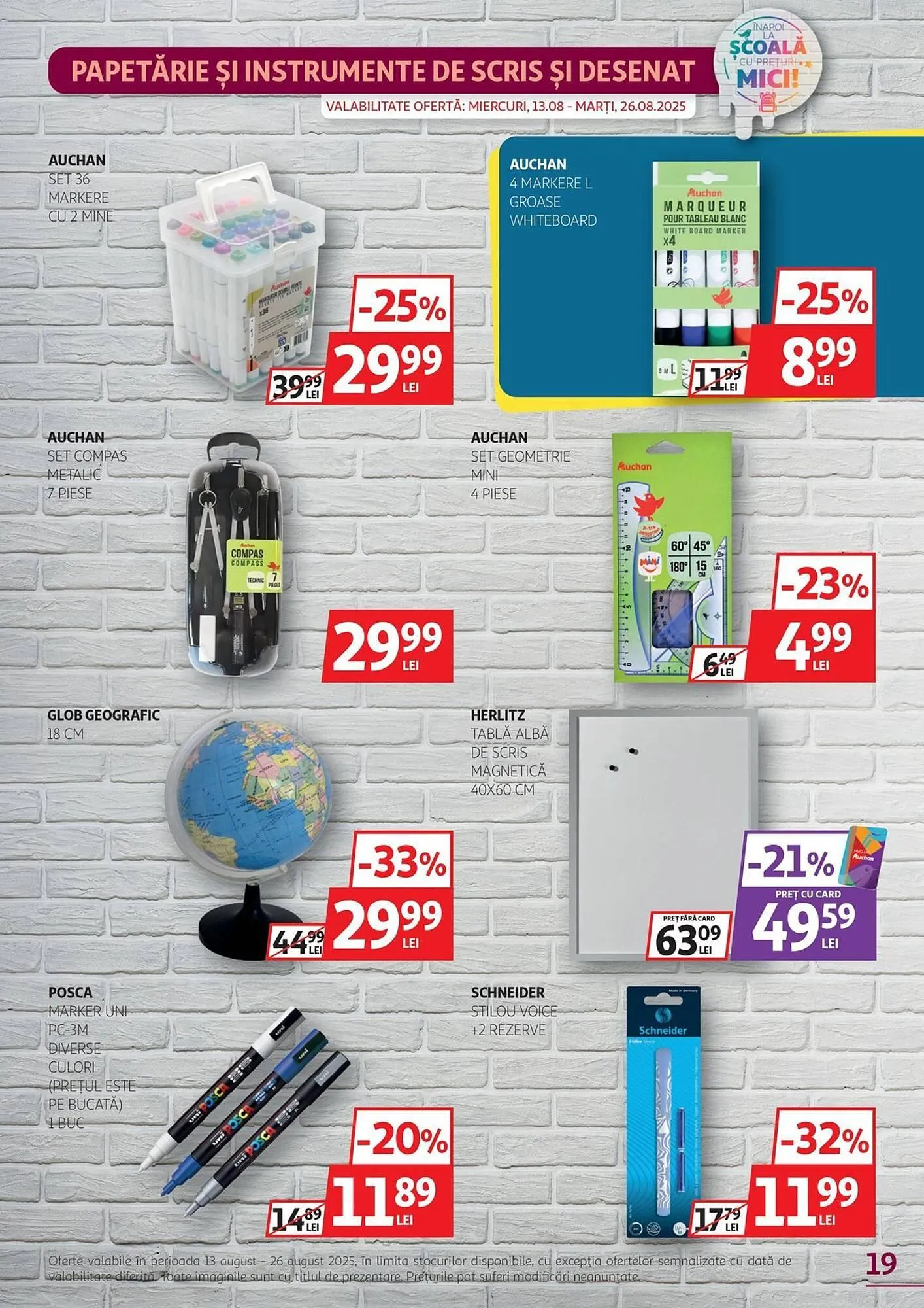 Catalog Catalog Auchan de la 13 august până la 26 august 2025 - Revista Pagina 19