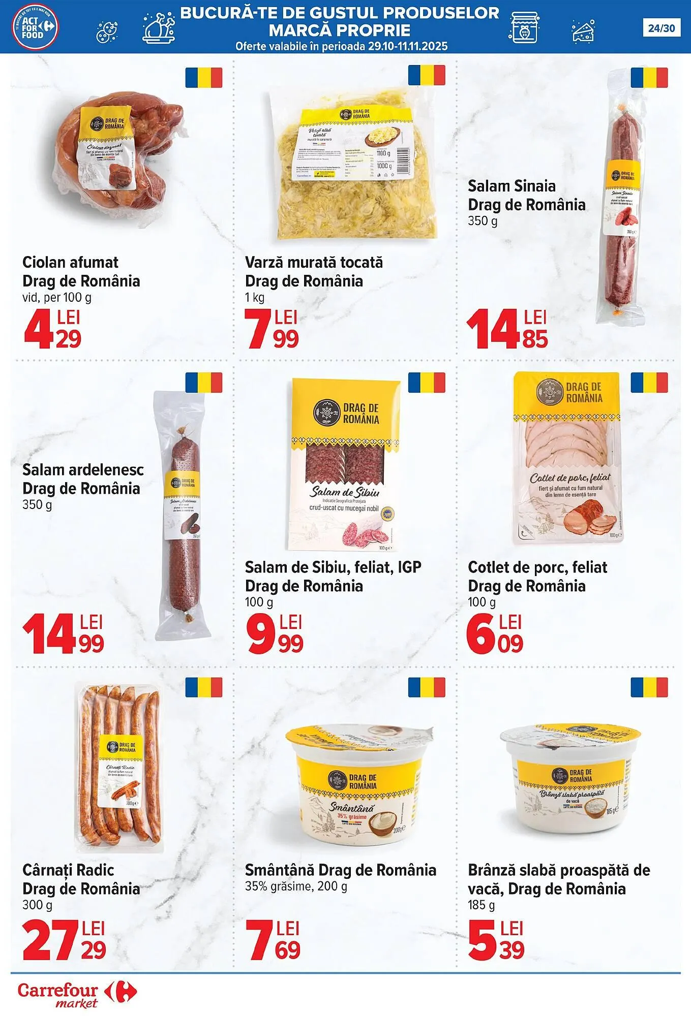 Catalog Catalog Carrefour Market de la 5 noiembrie până la 11 noiembrie 2025 - Revista Pagina 24