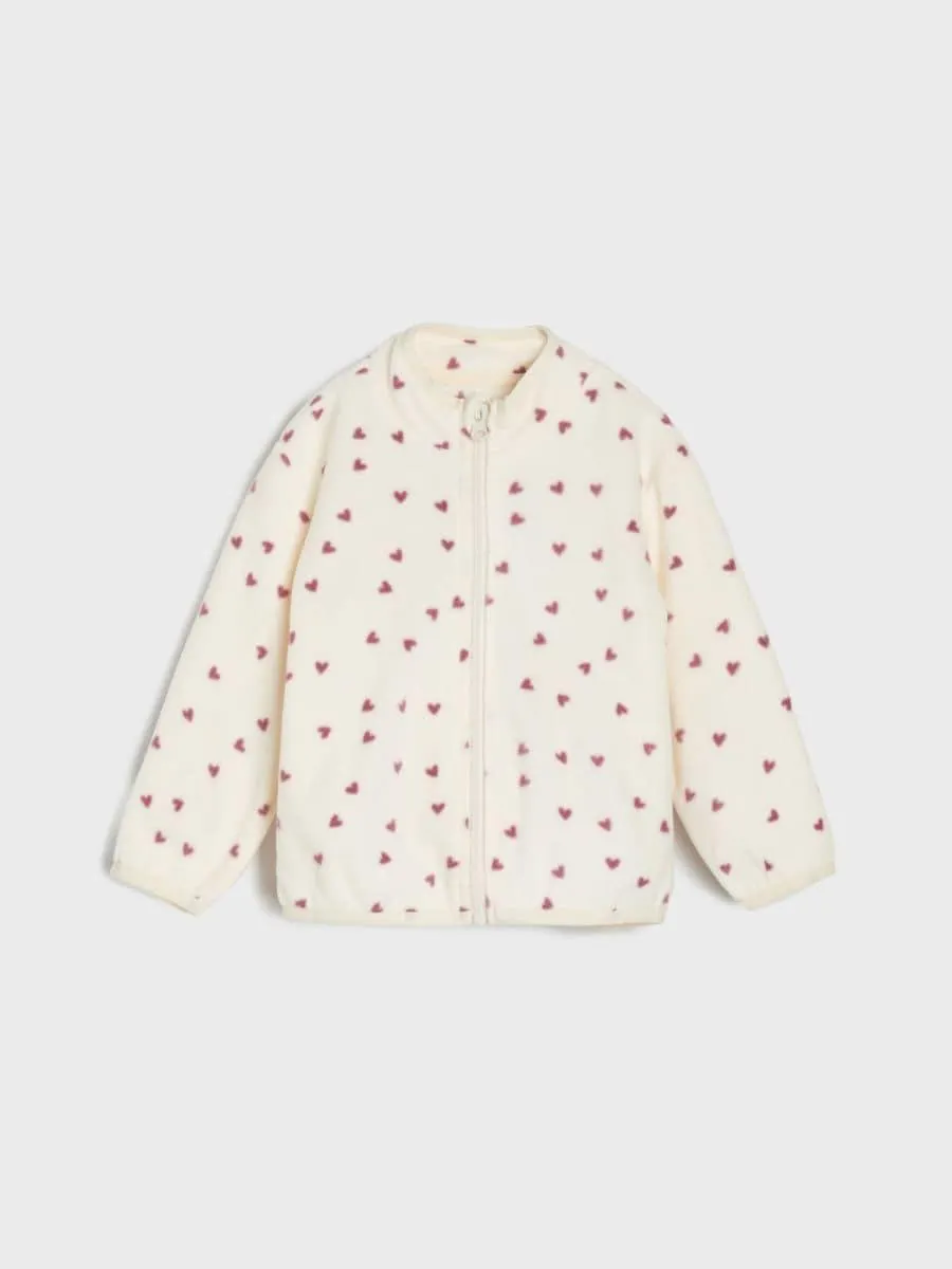 Bluză sport cu fermoar lung