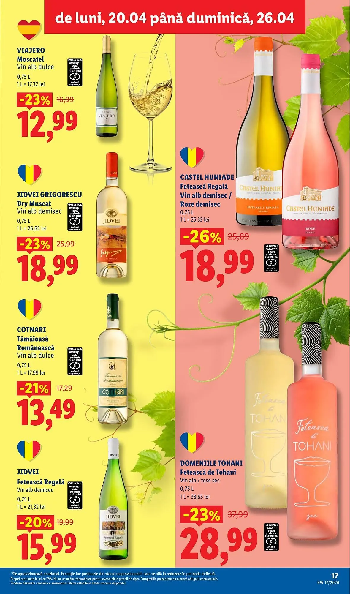 Catalog Catalog Lidl de la 20 aprilie până la 26 aprilie 2026 - Revista Pagina 17