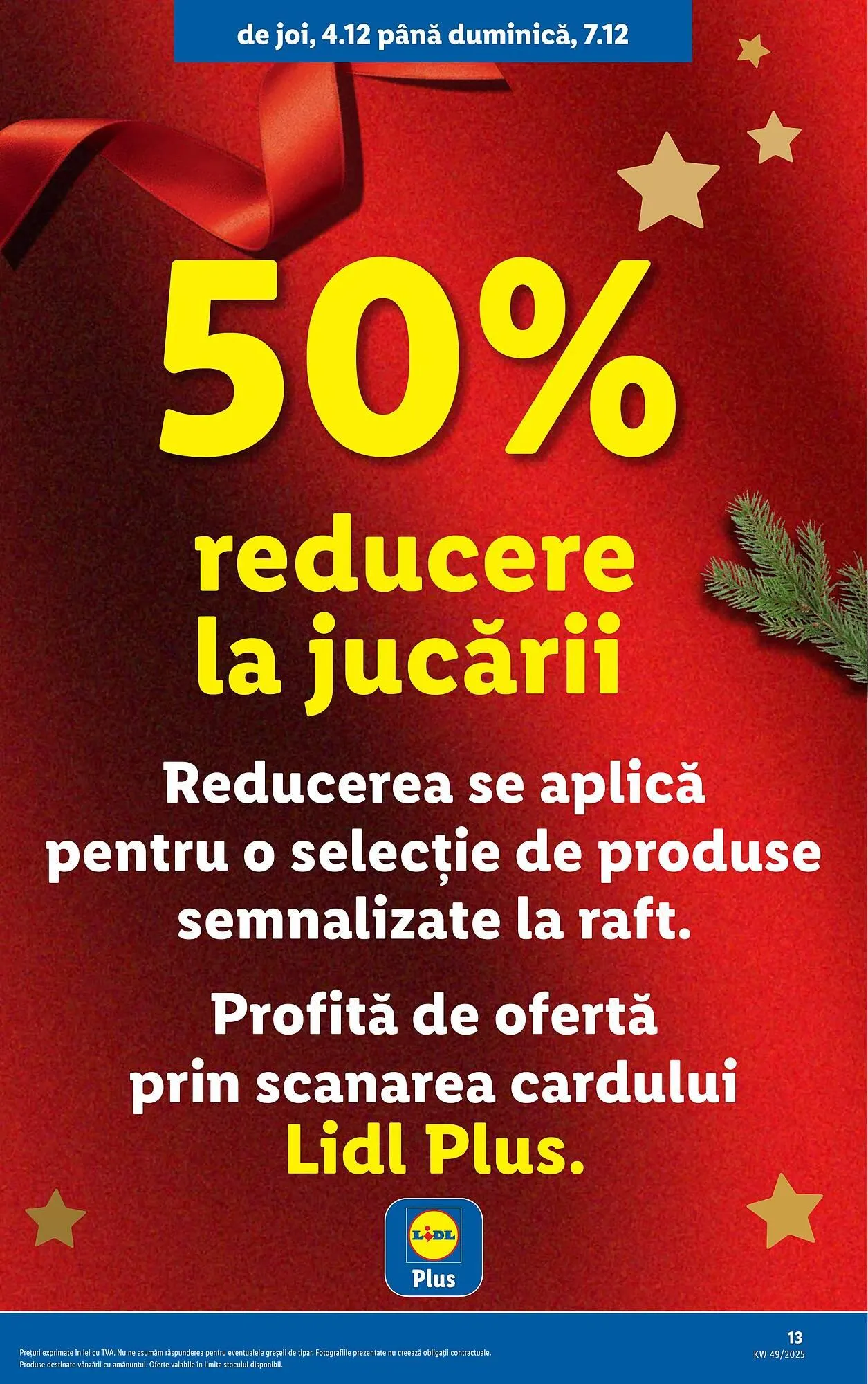 Catalog Catalog Lidl de la 1 decembrie până la 7 decembrie 2025 - Revista Pagina 13