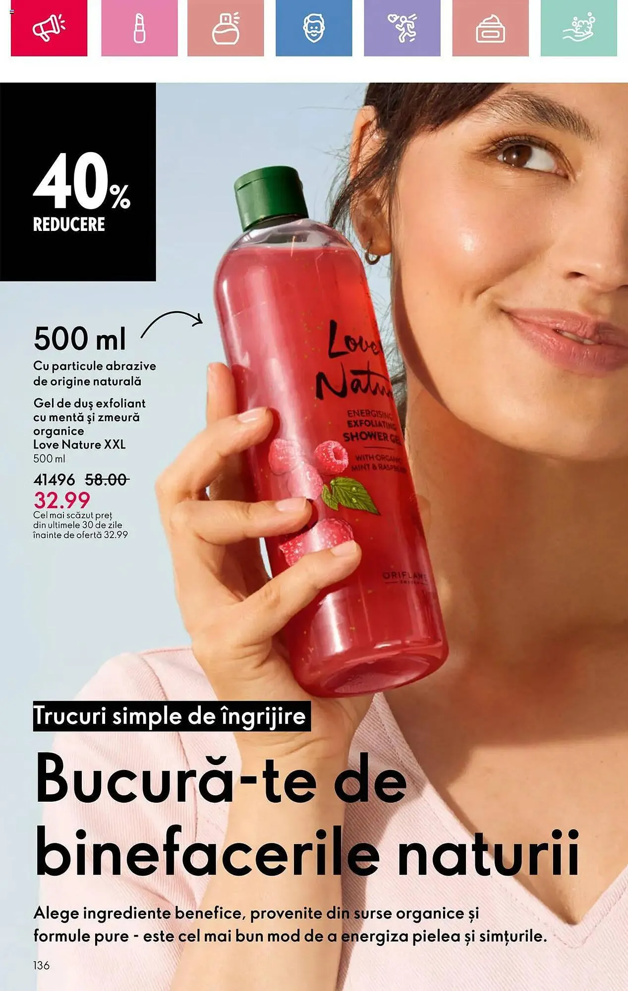 Catalog Catalog Oriflame de la 23 martie până la 12 aprilie 2025 - Revista Pagina 136