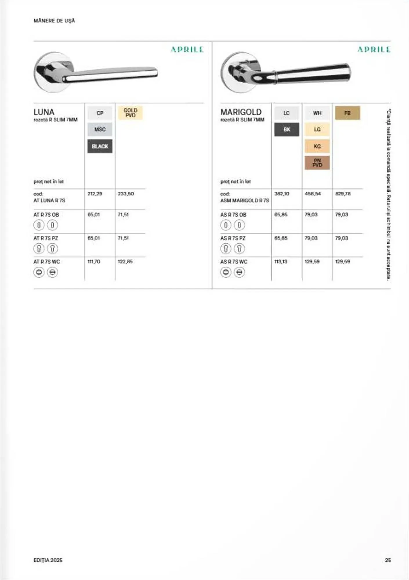 Catalog Catalog Proges de la 8 septembrie până la 31 decembrie 2025 - Revista Pagina 27