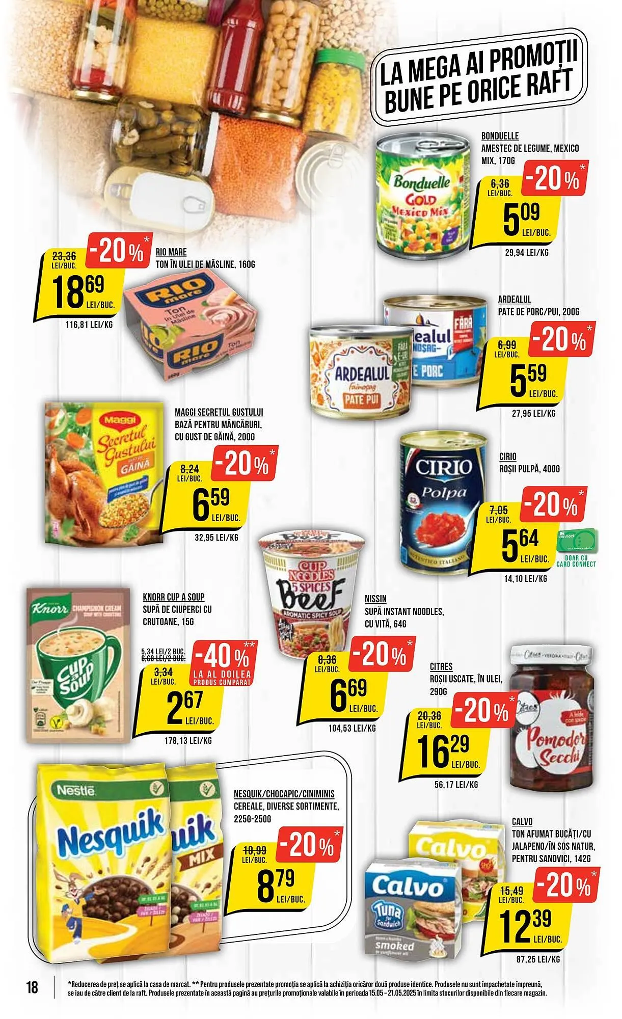 Catalog Catalog Mega Image de la 15 mai până la 21 mai 2025 - Revista Pagina 18