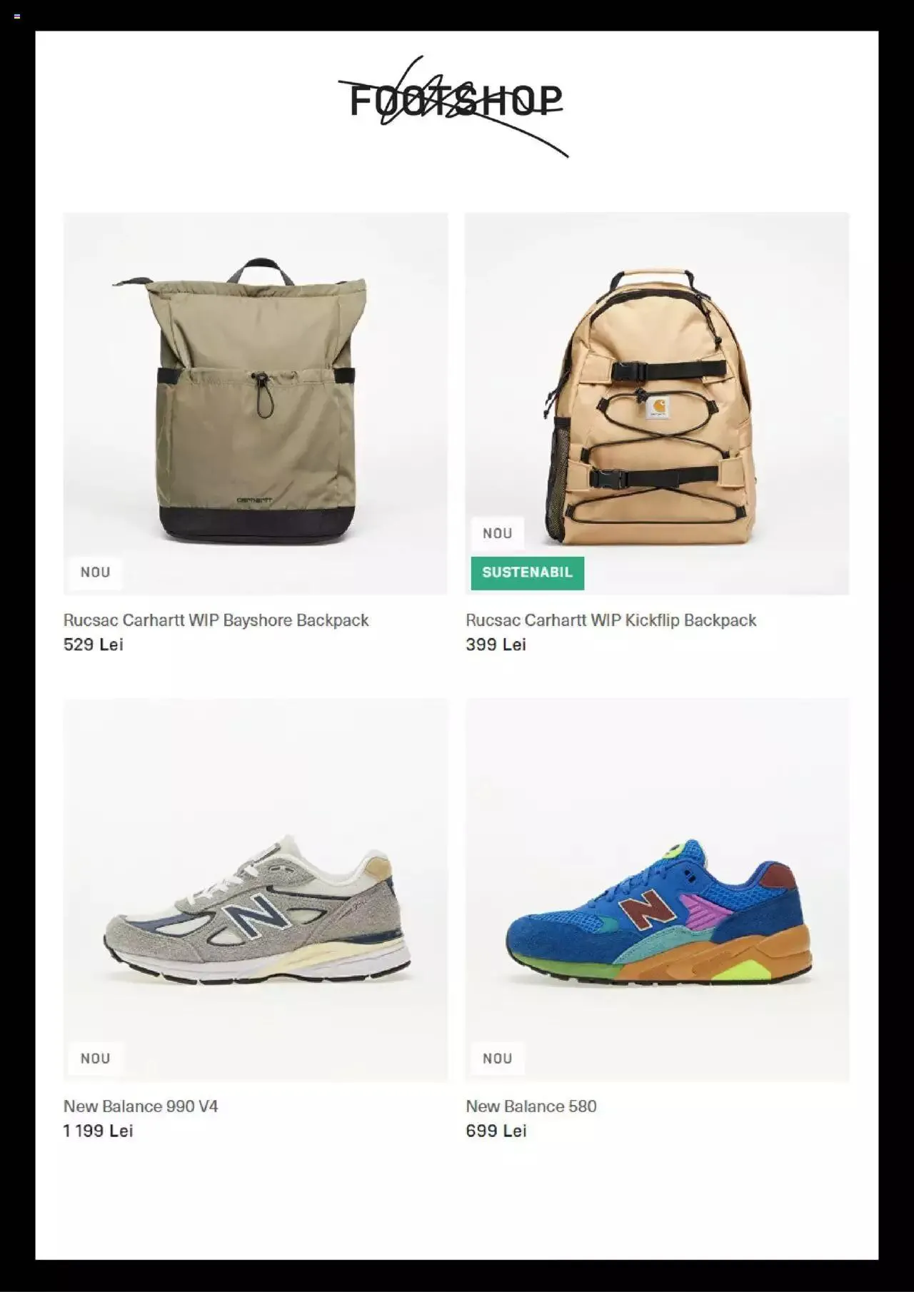 Catalog Catalog Footshop de la 30 mai până la 31 decembrie 2023 - Revista Pagina 6