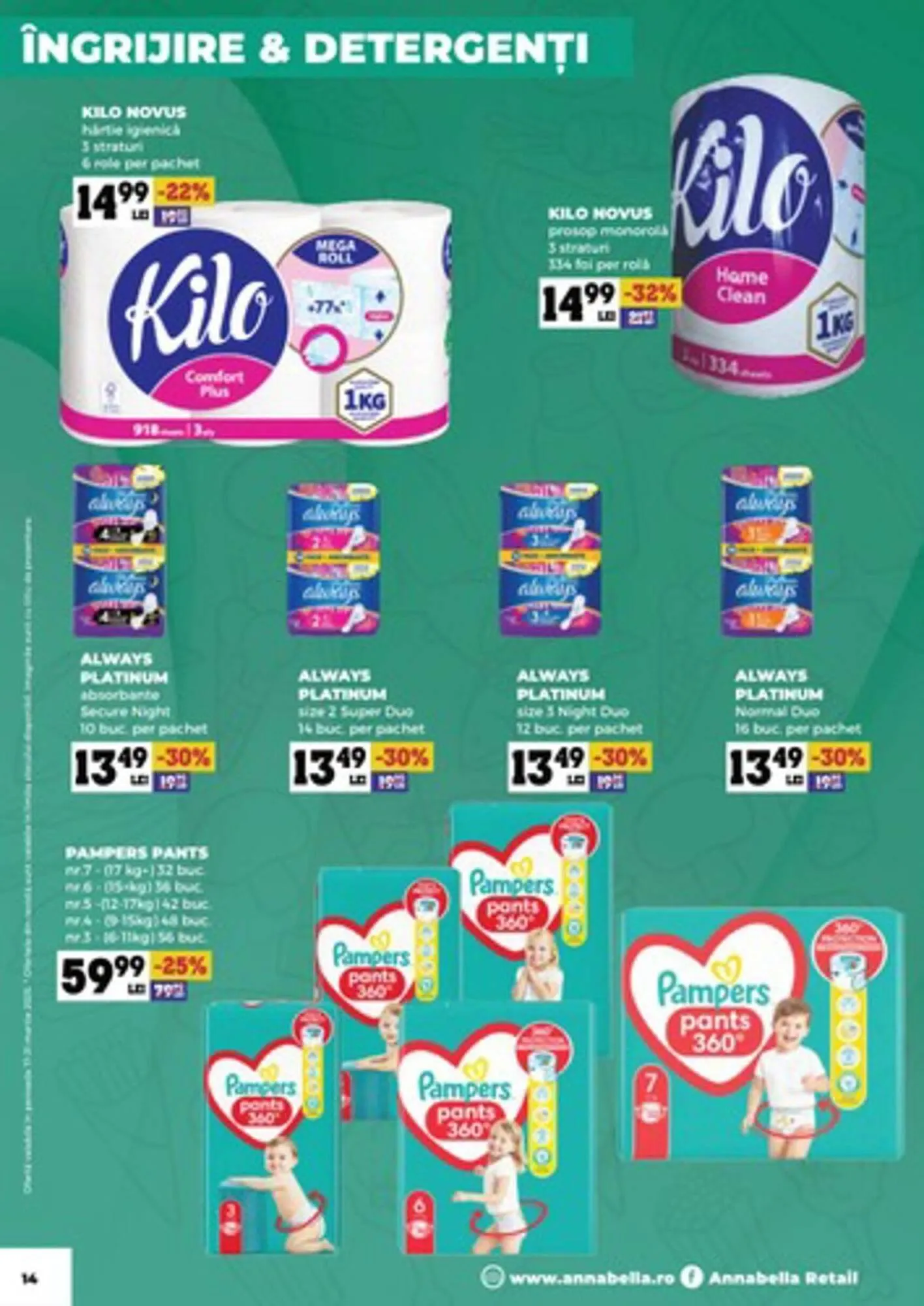 Catalog Catalog Annabella de la 21 martie până la 31 martie 2025 - Revista Pagina 14