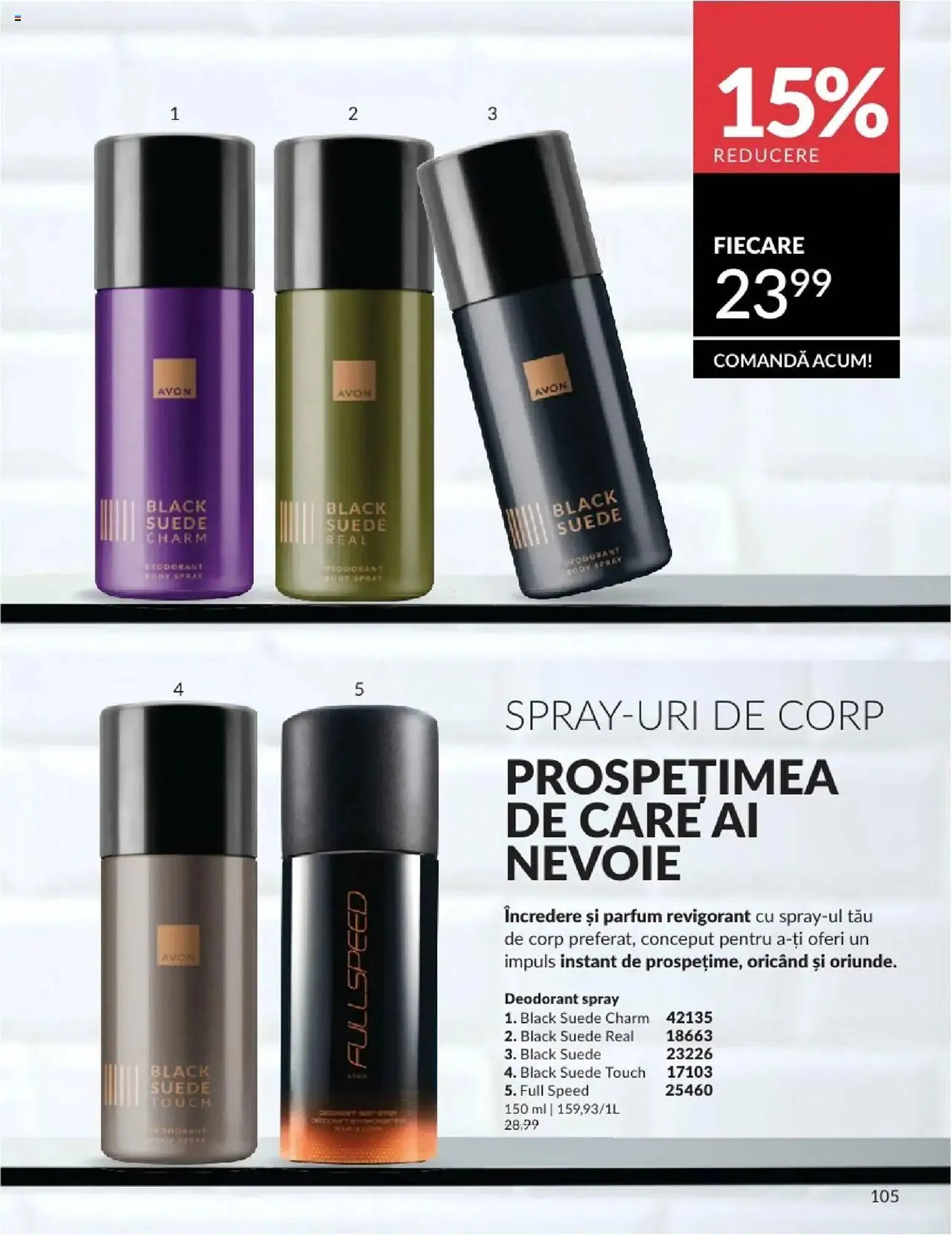 Catalog Catalog Avon de la 1 aprilie până la 30 aprilie 2025 - Revista Pagina 105