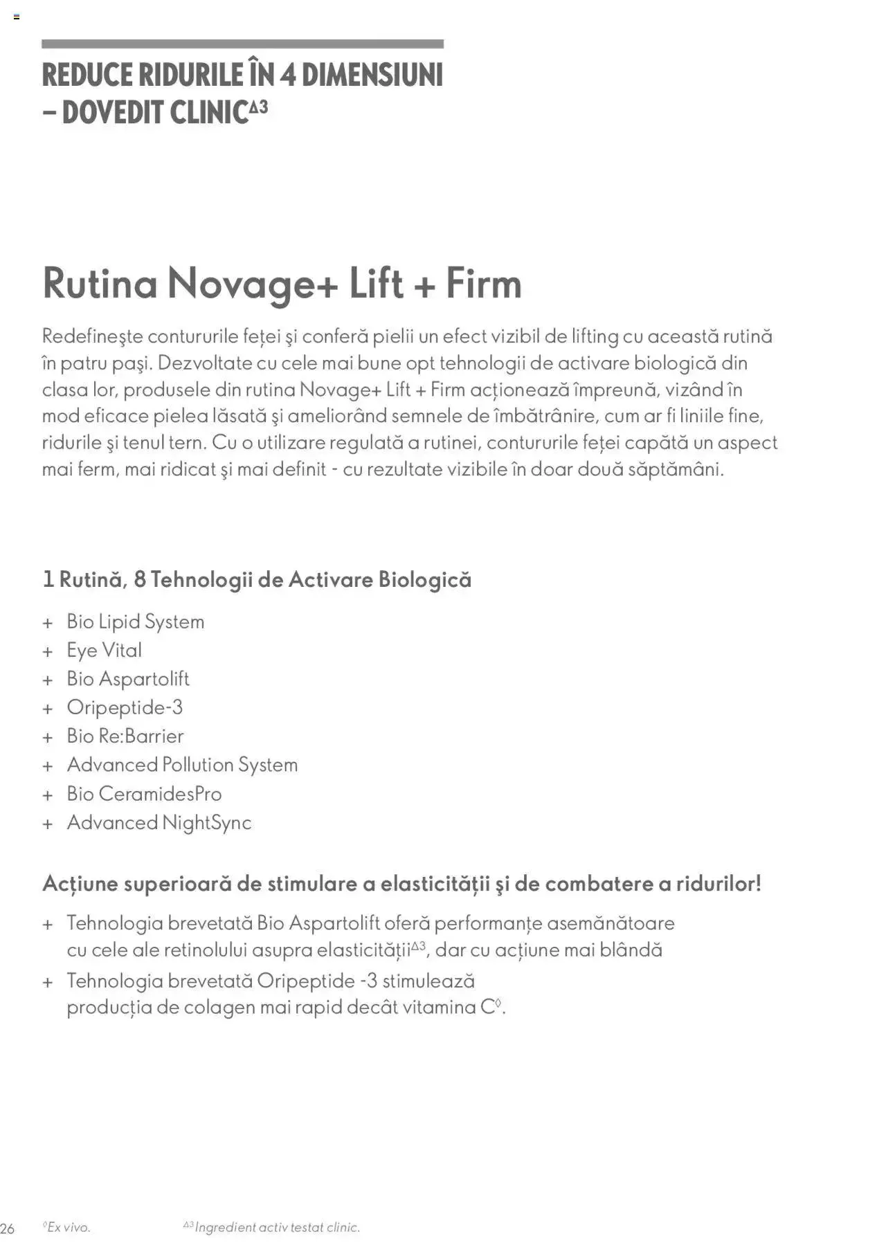 Catalog Oriflame catalog - Ghidul NOVAGE+ de la 1 martie până la 31 decembrie 2023 - Revista Pagina 26