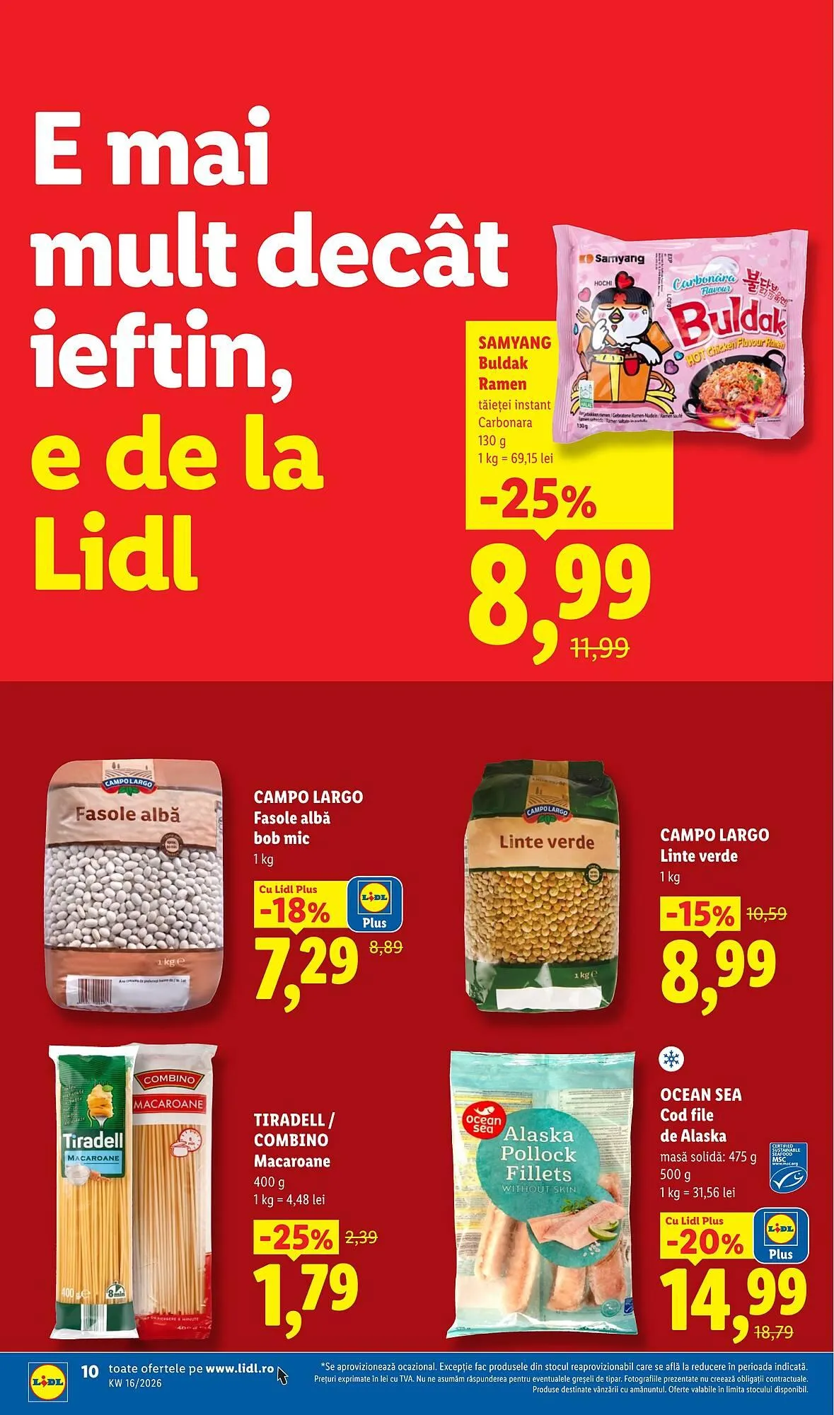 Catalog Catalog Lidl de la 14 aprilie până la 19 aprilie 2026 - Revista Pagina 10