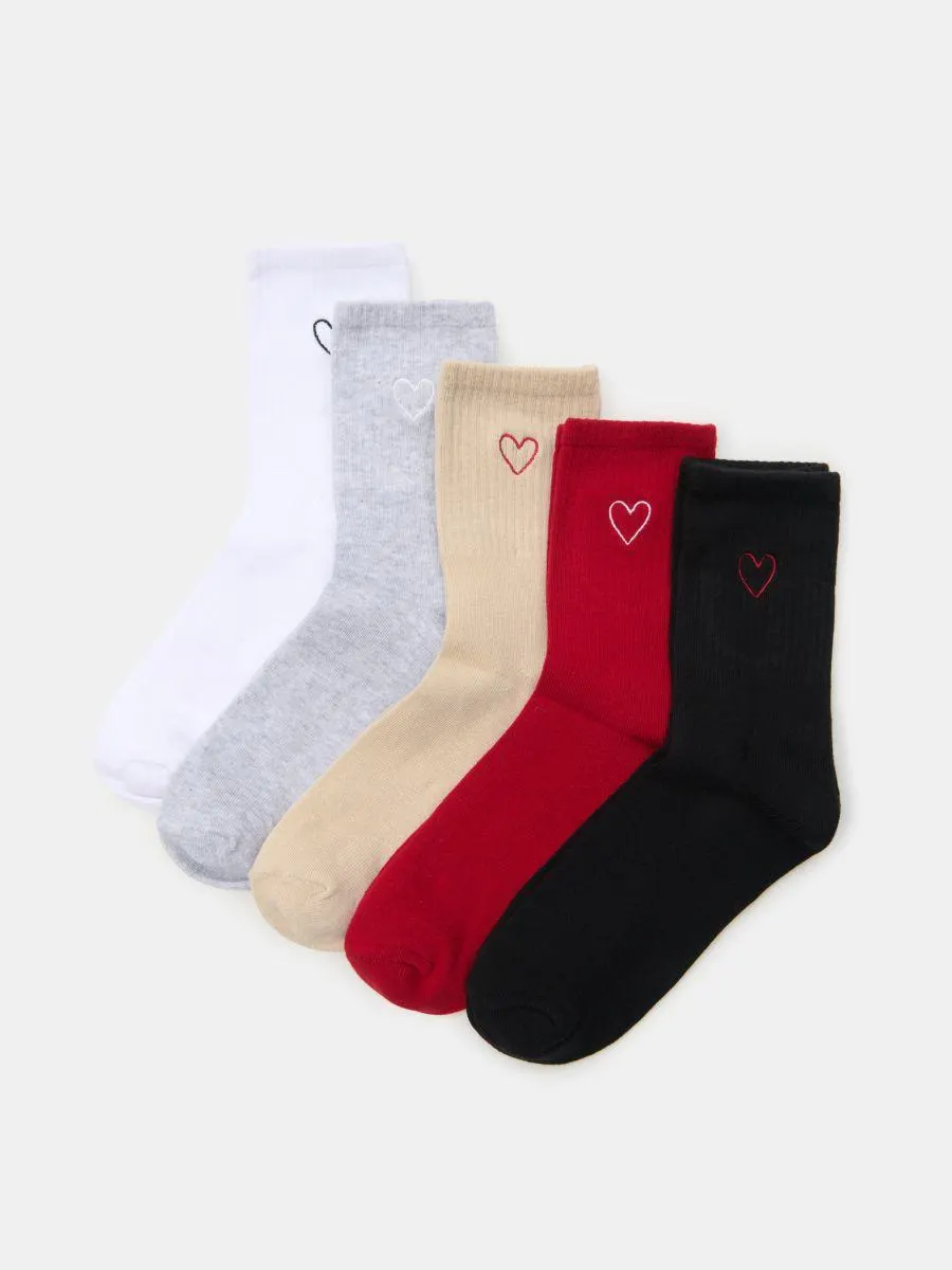 Dlouhé ponožky 5 pack