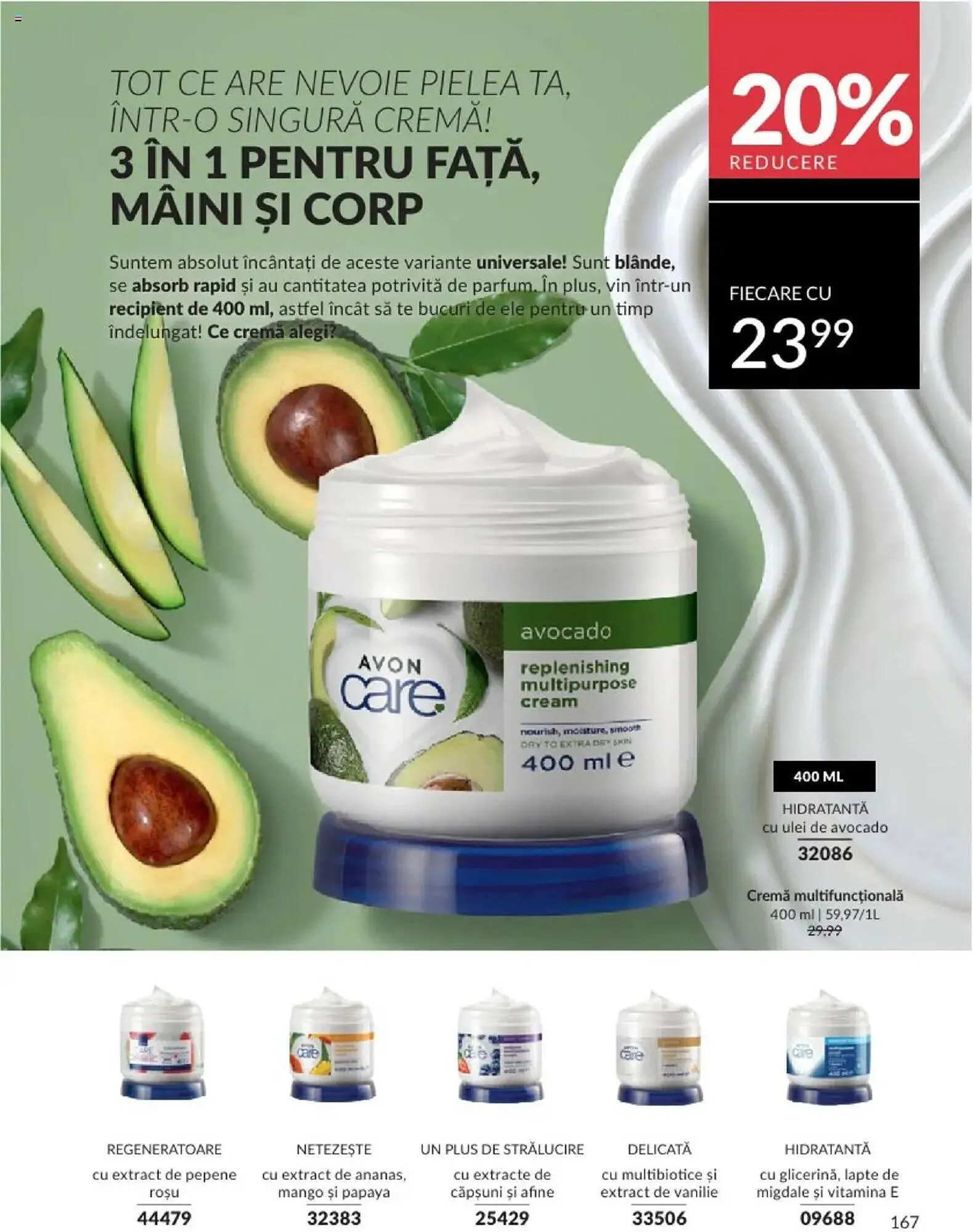Catalog Catalog Avon de la 1 ianuarie până la 31 ianuarie 2025 - Revista Pagina 167