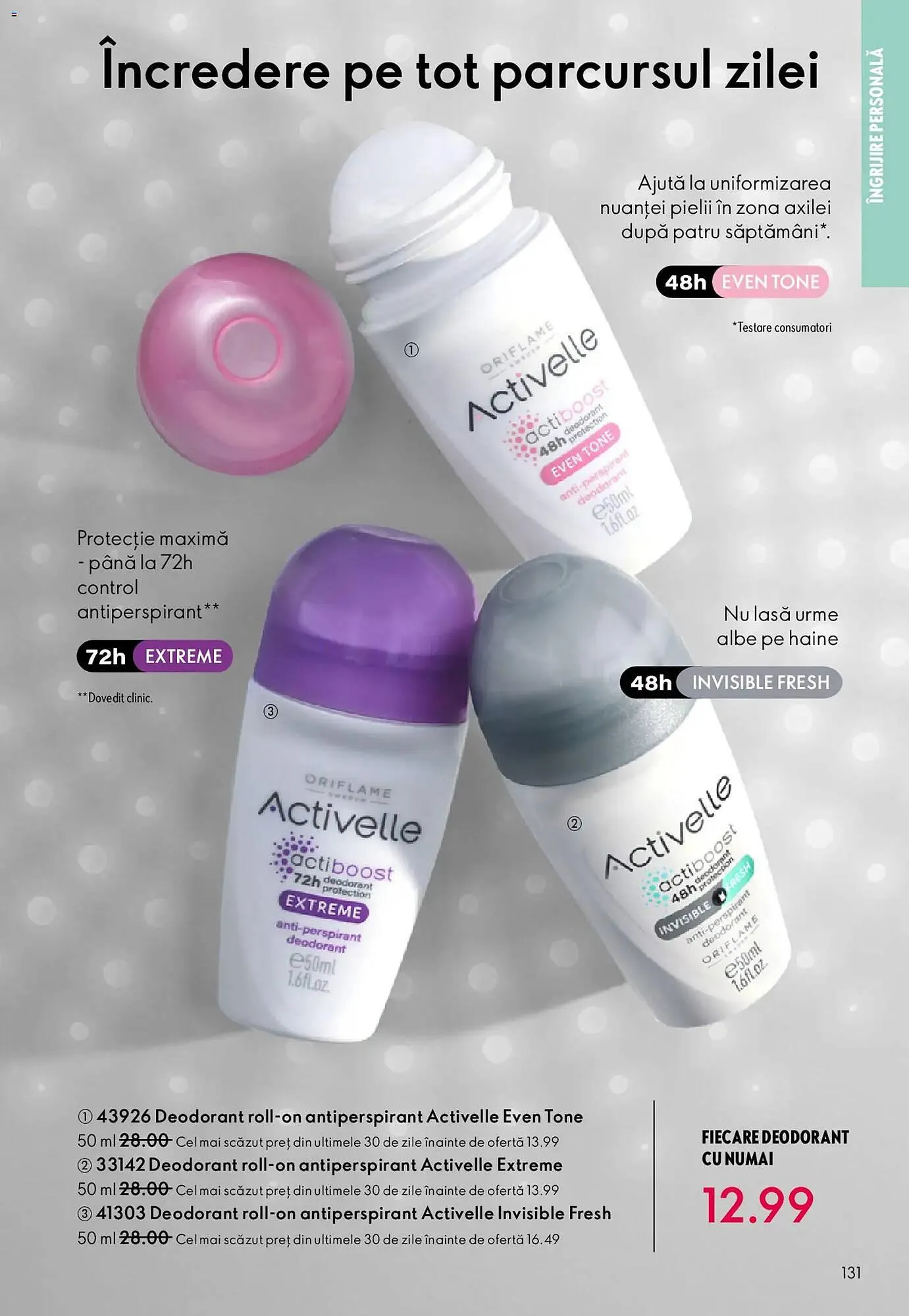 Catalog Catalog Oriflame de la 24 martie până la 14 aprilie 2026 - Revista Pagina 131