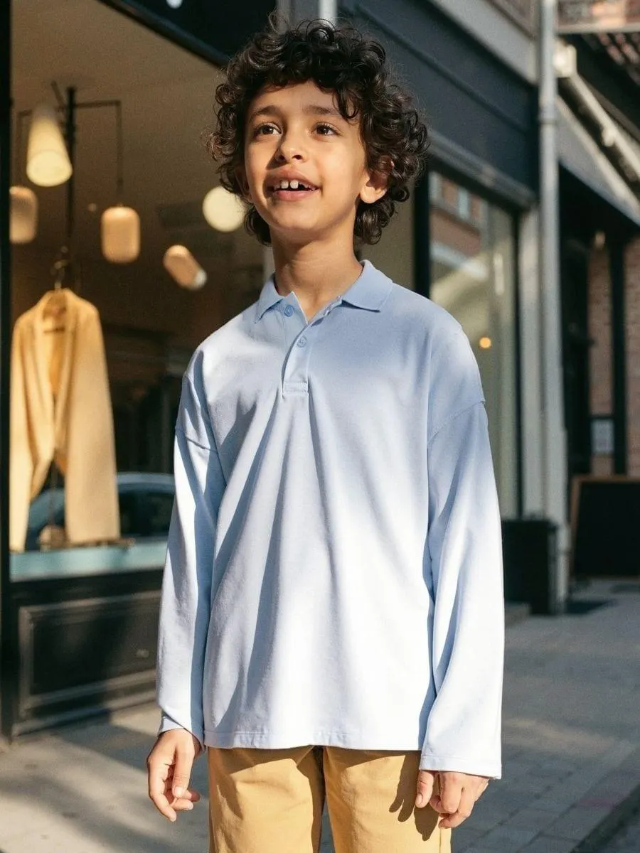 Tricou polo cu mânecă lungă