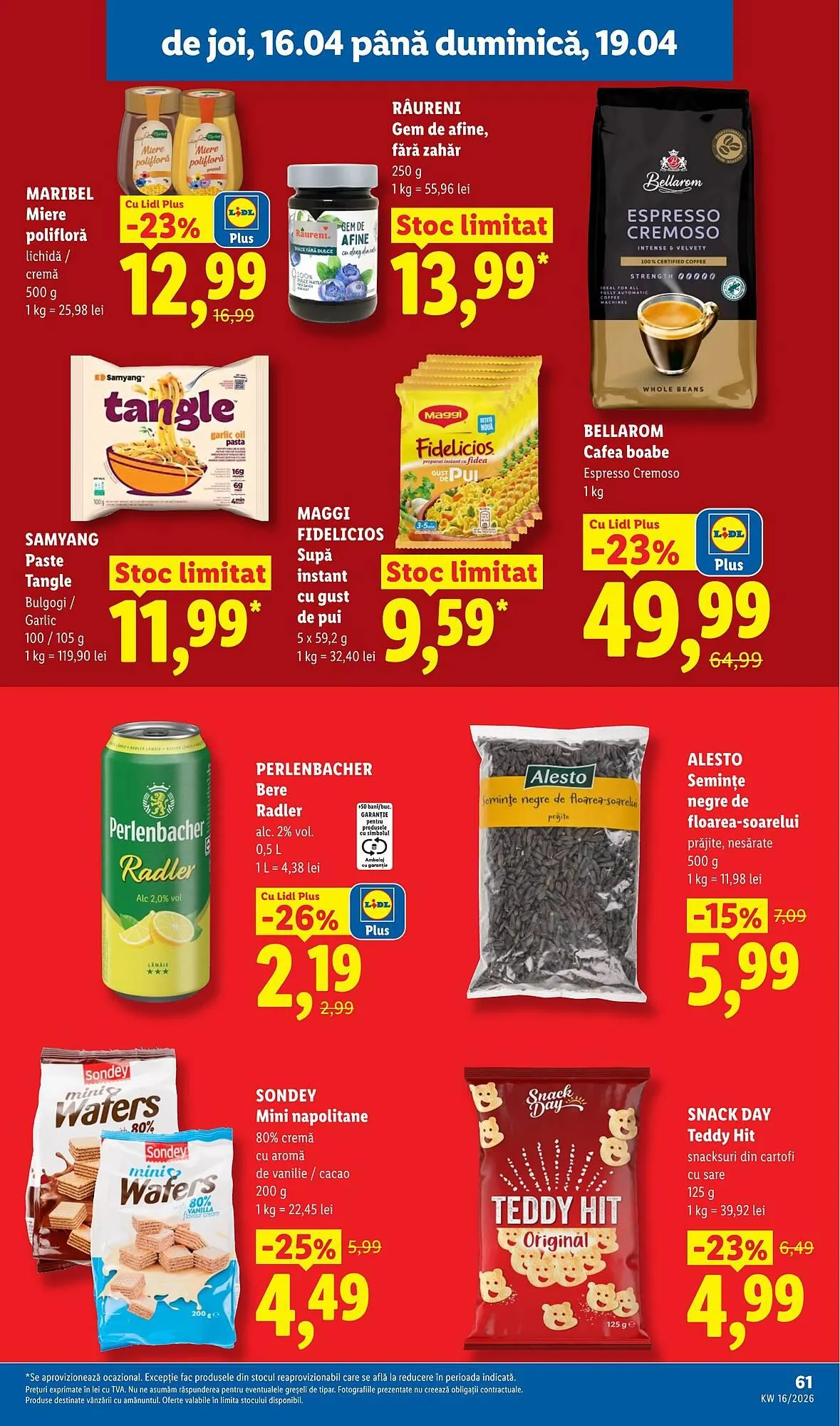 Catalog Catalog Lidl de la 14 aprilie până la 19 aprilie 2026 - Revista Pagina 61