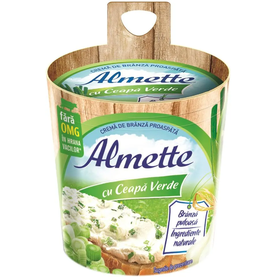 Almette | Crema de branza cu ceapa verde 150g