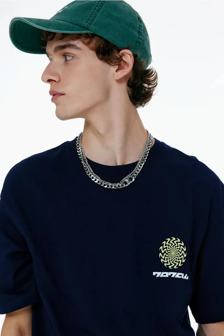 Tricou cu imprimeu Loose Fit