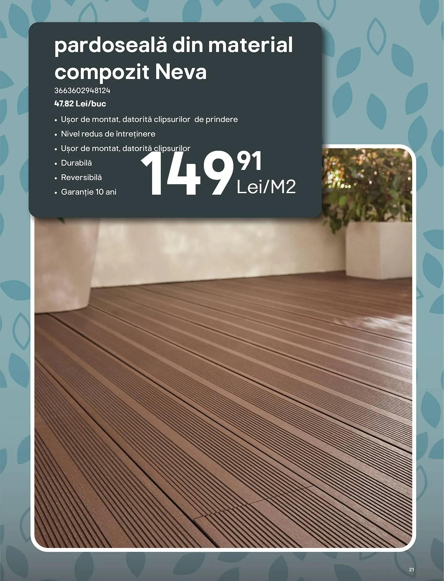 Catalog Catalog Brico Depôt de la 9 mai până la 22 aprilie 2025 - Revista Pagina 21