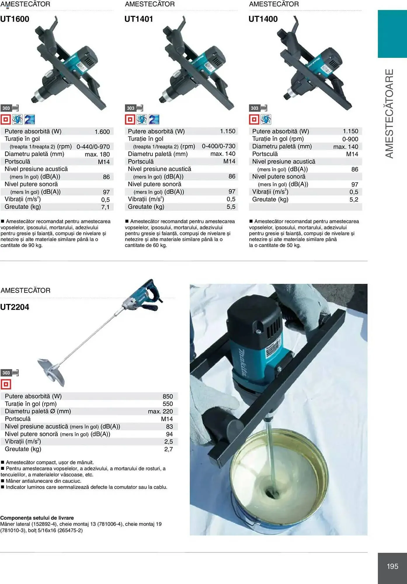 Catalog Catalog Makita de la 8 ianuarie până la 31 decembrie 2025 - Revista Pagina 195