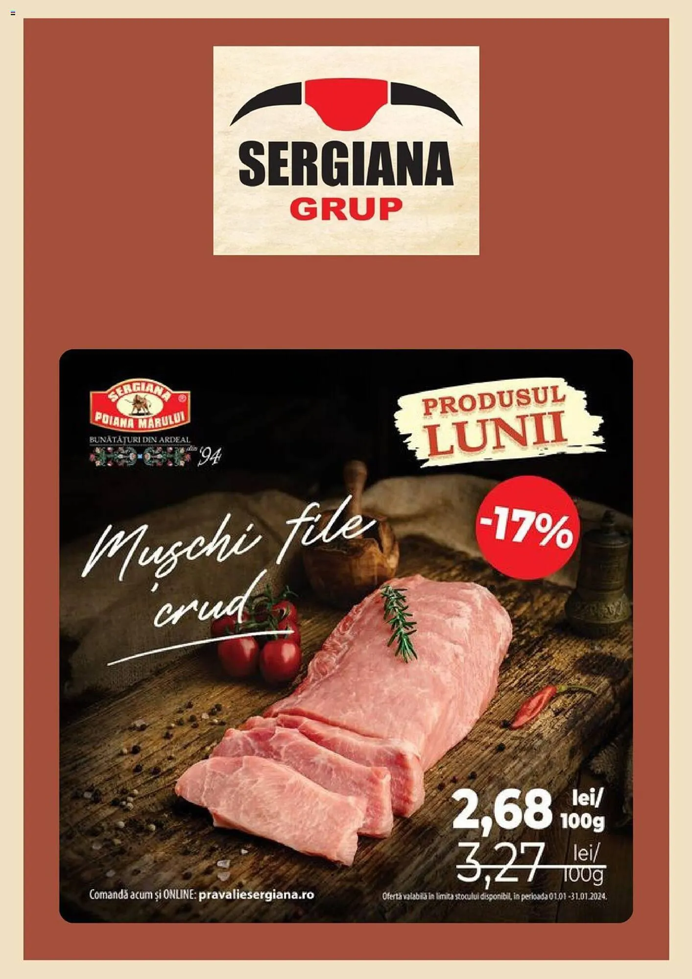 Catalog Sergiana Grup catalog de la 1 ianuarie până la 31 ianuarie 2024 - Revista Pagina 