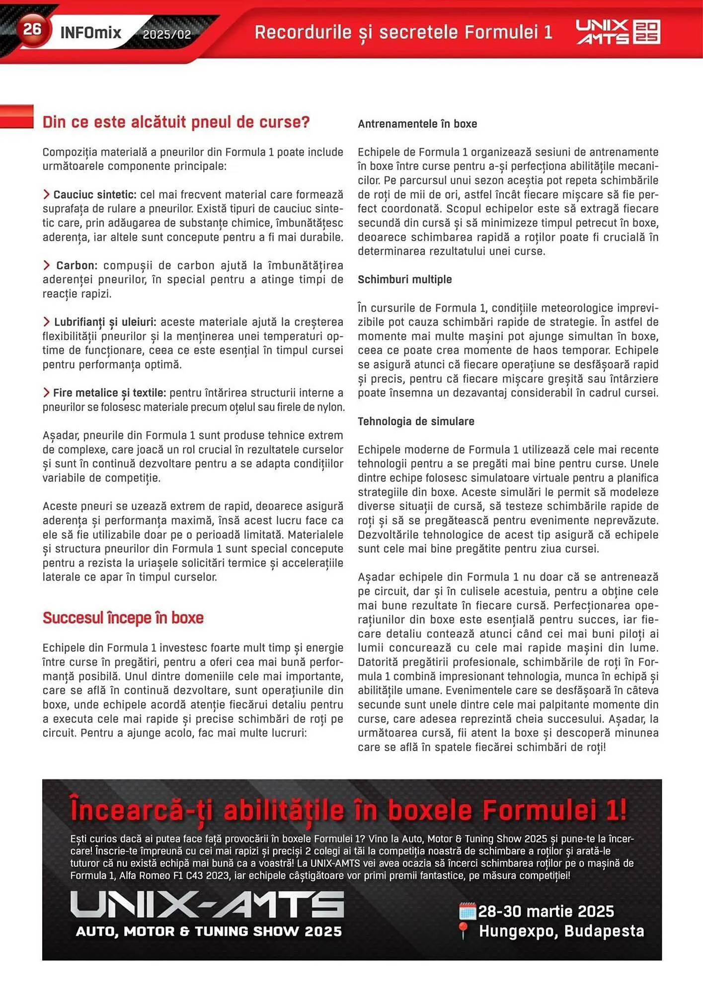 Catalog Catalog UNIX Auto de la 5 februarie până la 30 martie 2025 - Revista Pagina 26