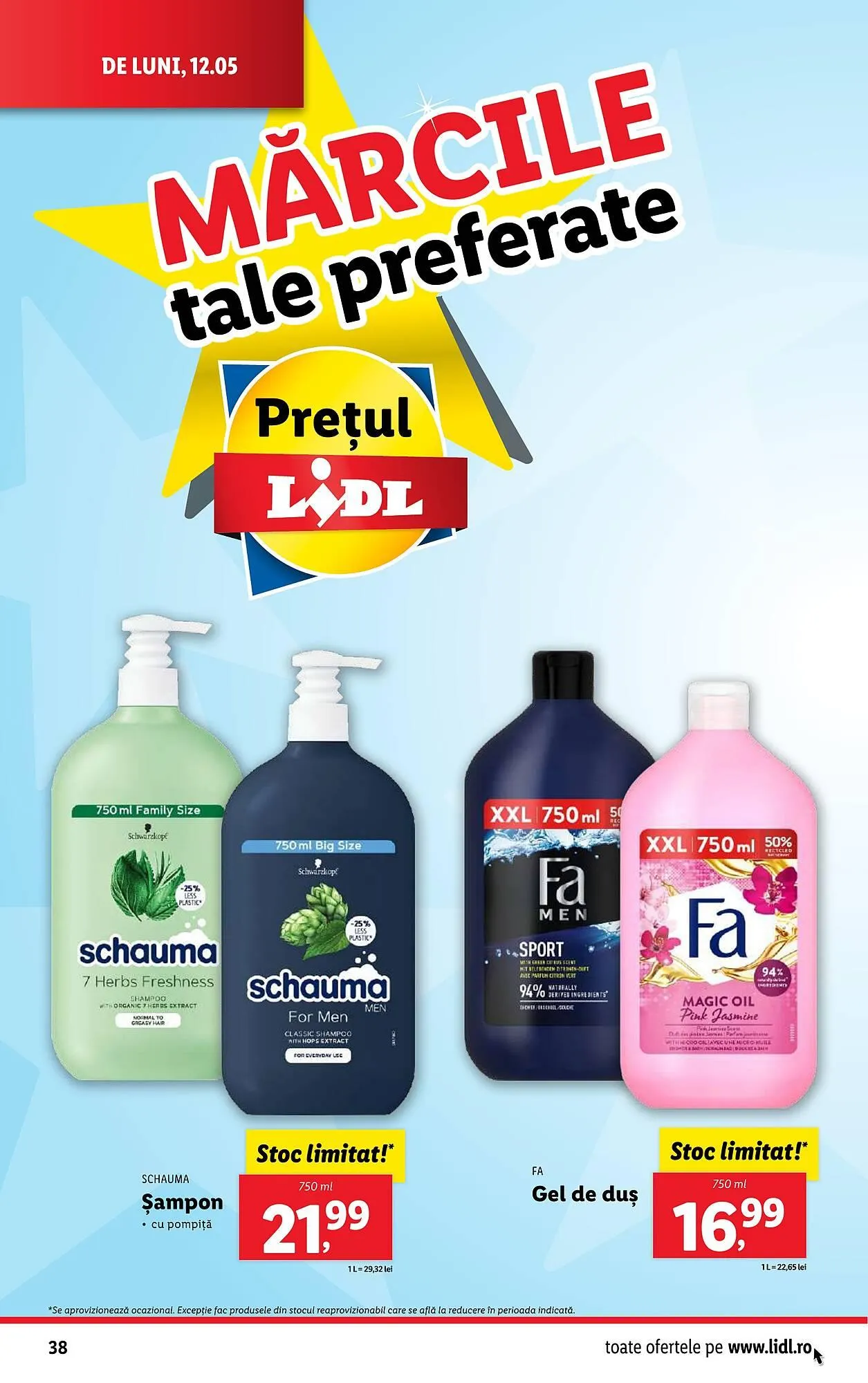 Catalog Catalog Lidl de la 12 mai până la 18 mai 2025 - Revista Pagina 38