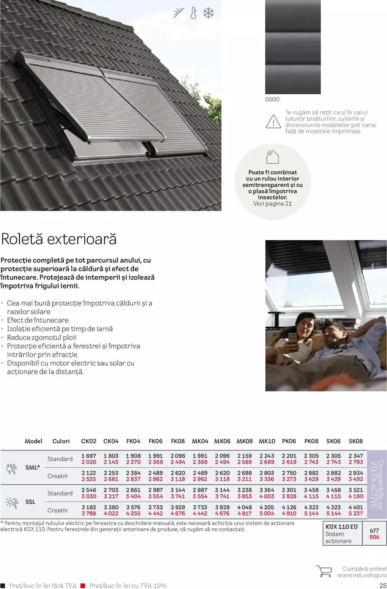 Catalog Velux catalog - Rulouri şi rolete 2023 de la 28 martie până la 31 decembrie 2023 - Revista Pagina 25