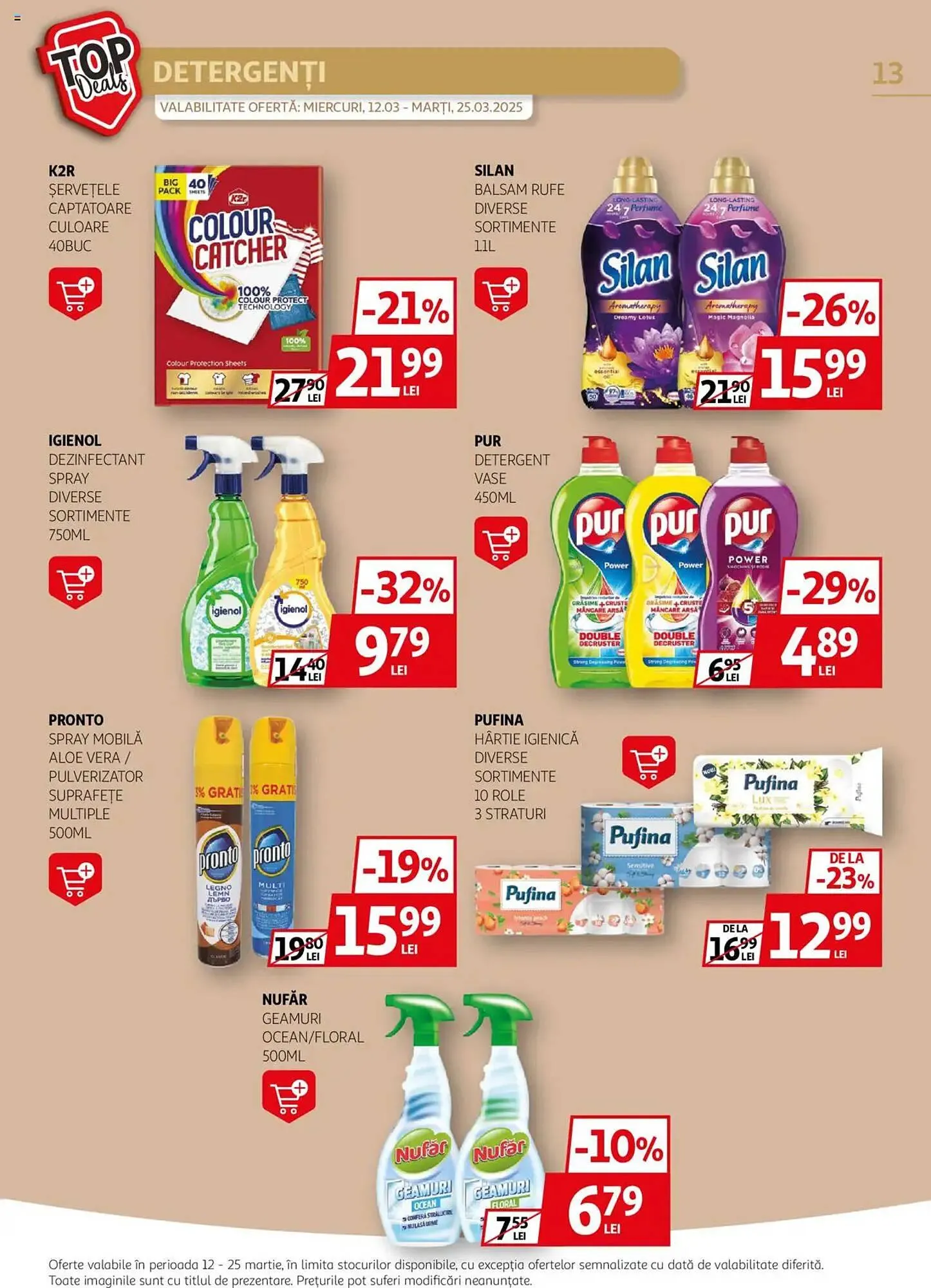 Catalog Catalog Auchan de la 12 martie până la 25 martie 2025 - Revista Pagina 13