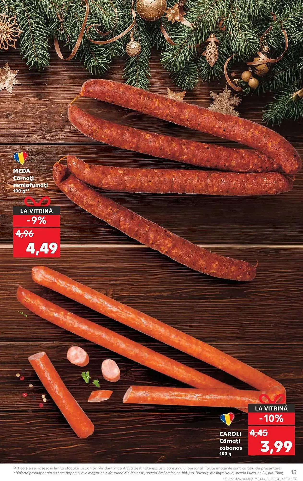 Catalog Catalog Kaufland de la 17 decembrie până la 23 decembrie 2025 - Revista Pagina 15