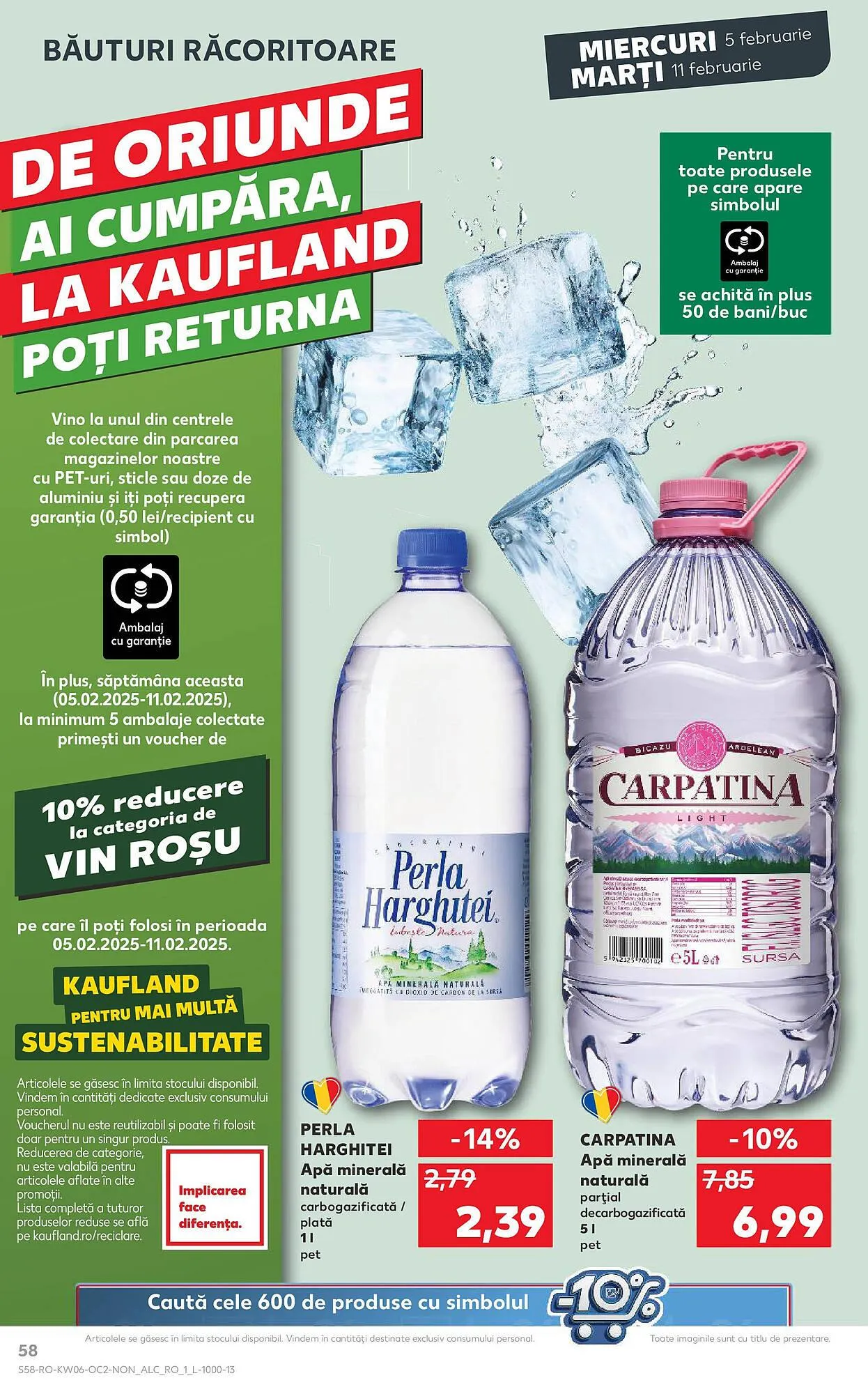 Catalog Catalog Kaufland de la 5 februarie până la 11 februarie 2025 - Revista Pagina 58