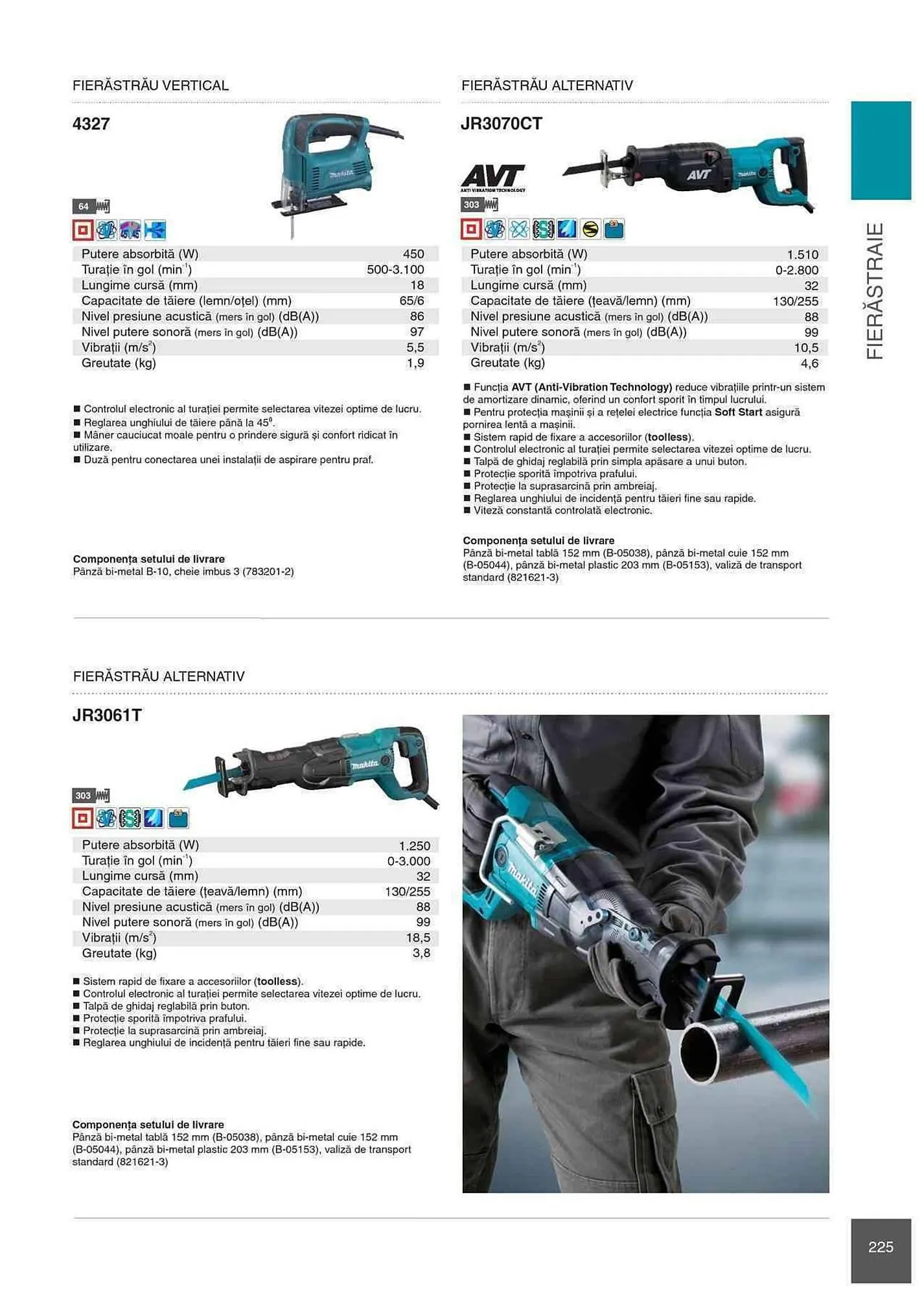 Catalog Makita catalog de la 1 ianuarie până la 31 decembrie 2023 - Revista Pagina 225