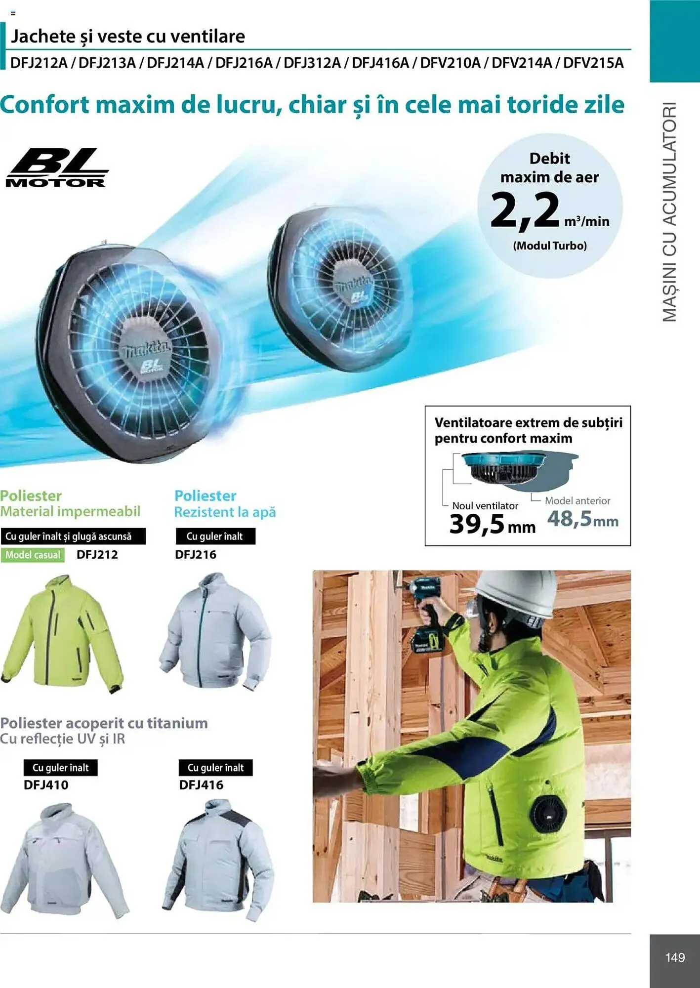 Catalog Catalog Makita de la 8 ianuarie până la 31 decembrie 2025 - Revista Pagina 149